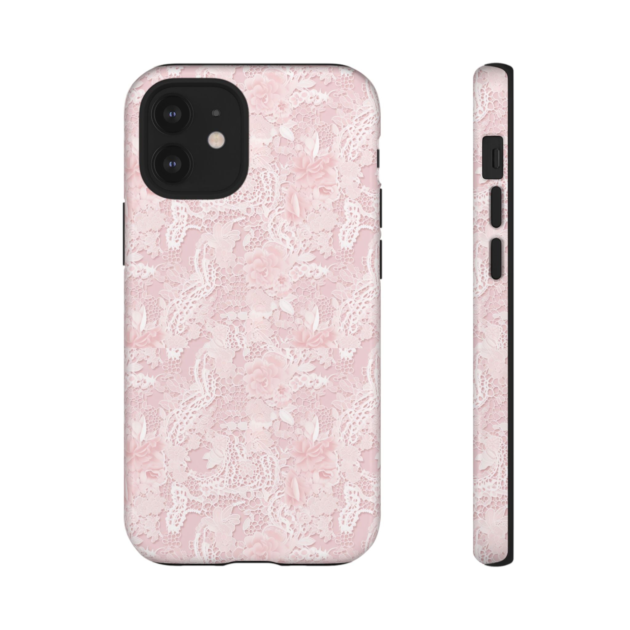 Customizable: Pink Floral Phone Case, Stylish Tough Cases, Unique Gift for Her, Cute Phone Accessories, Floral Tech Cover