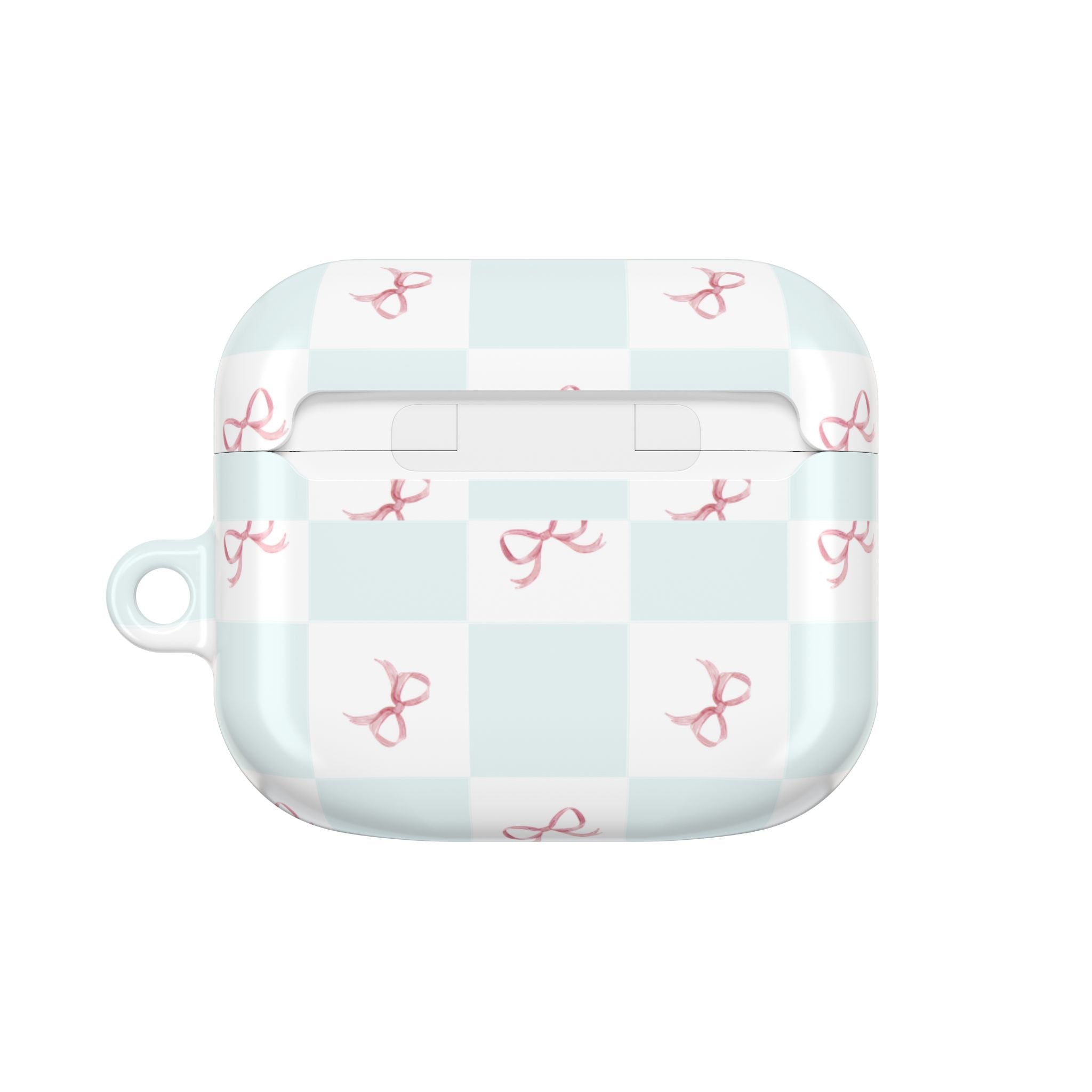 Customizable: Chic AirPod Case with Pink Ribbon Design, Trendy AirPod Case