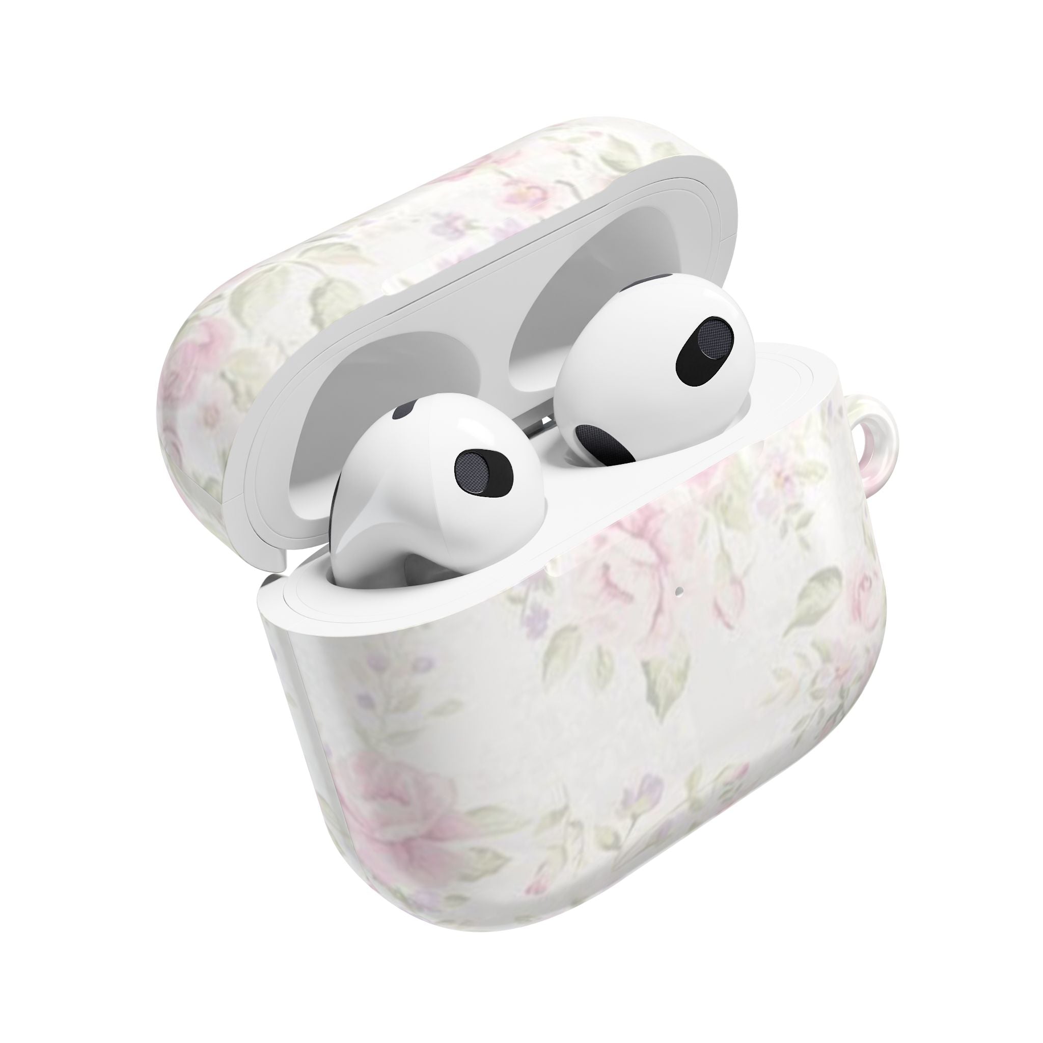 Floral AirPod Case, Elegant Wireless Earbuds Case, Flower Design AirPods Cover, Cute Tech Accessory, Gift for Her, Custom Earbud Case