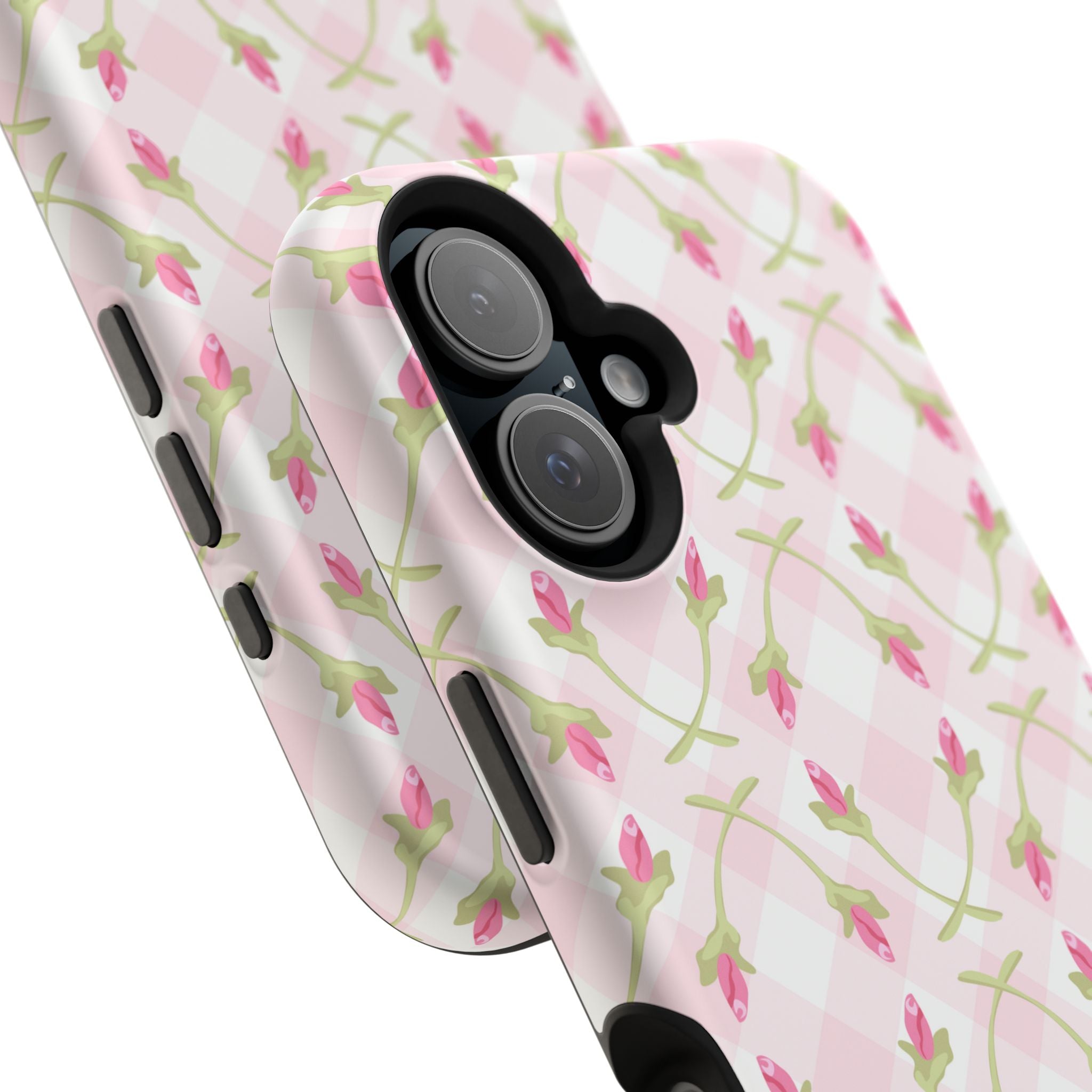 Customizable: Floral Impact-Resistant Phone Case