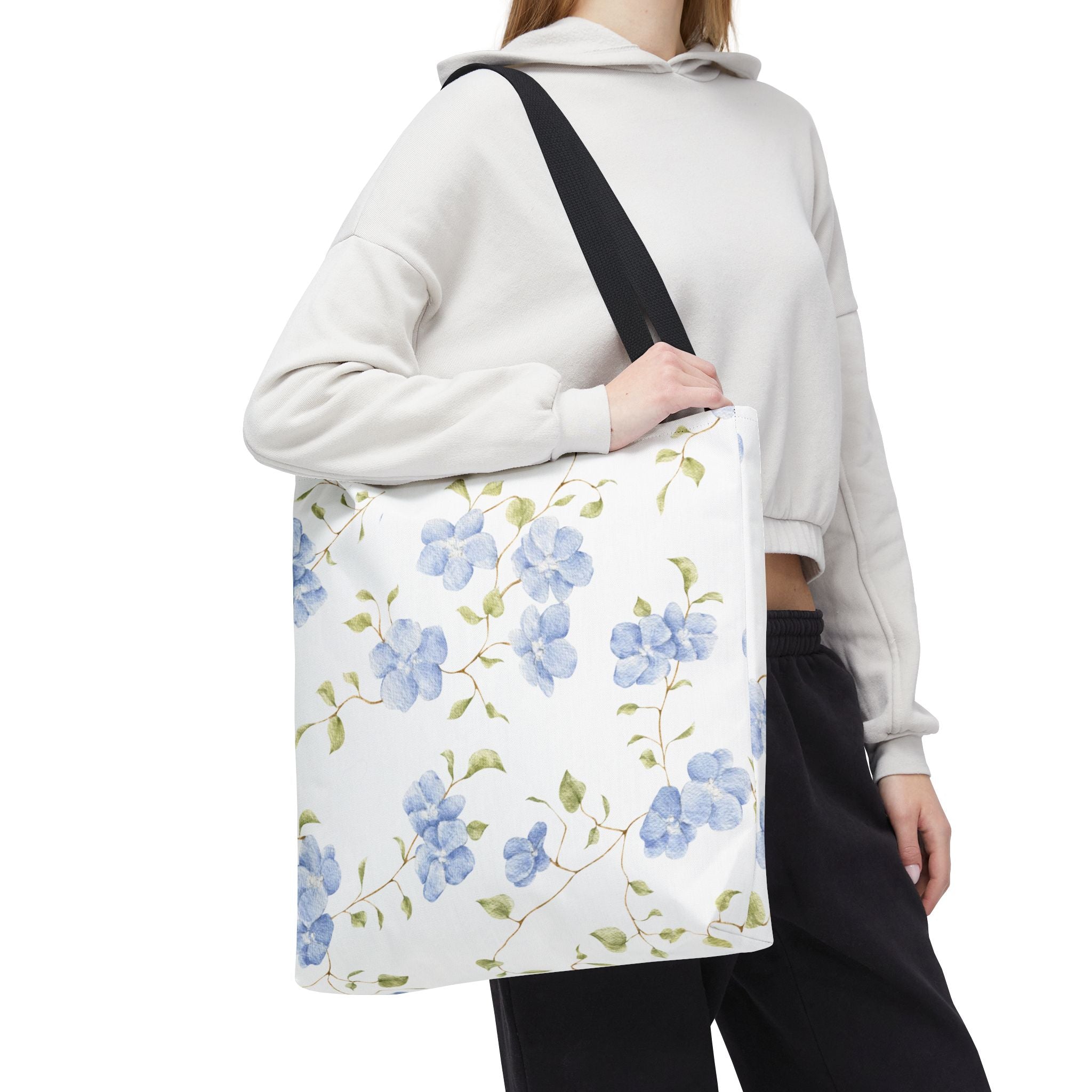 Floral Tote Bag, Stylish Eco-Friendly Bag, Gift for Her, Beach Bag, Shopping Tote, College Bag