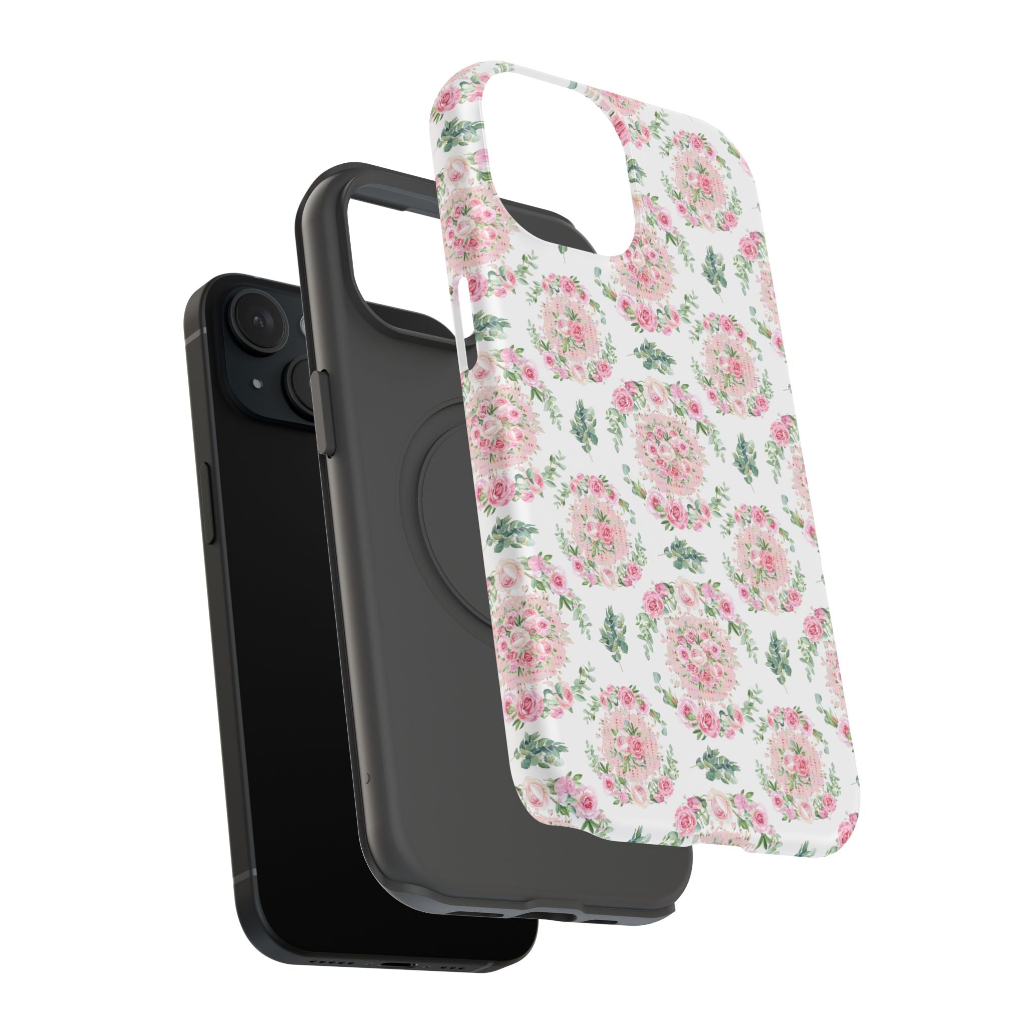 Customizable: Floral Impact-Resistant Phone Case