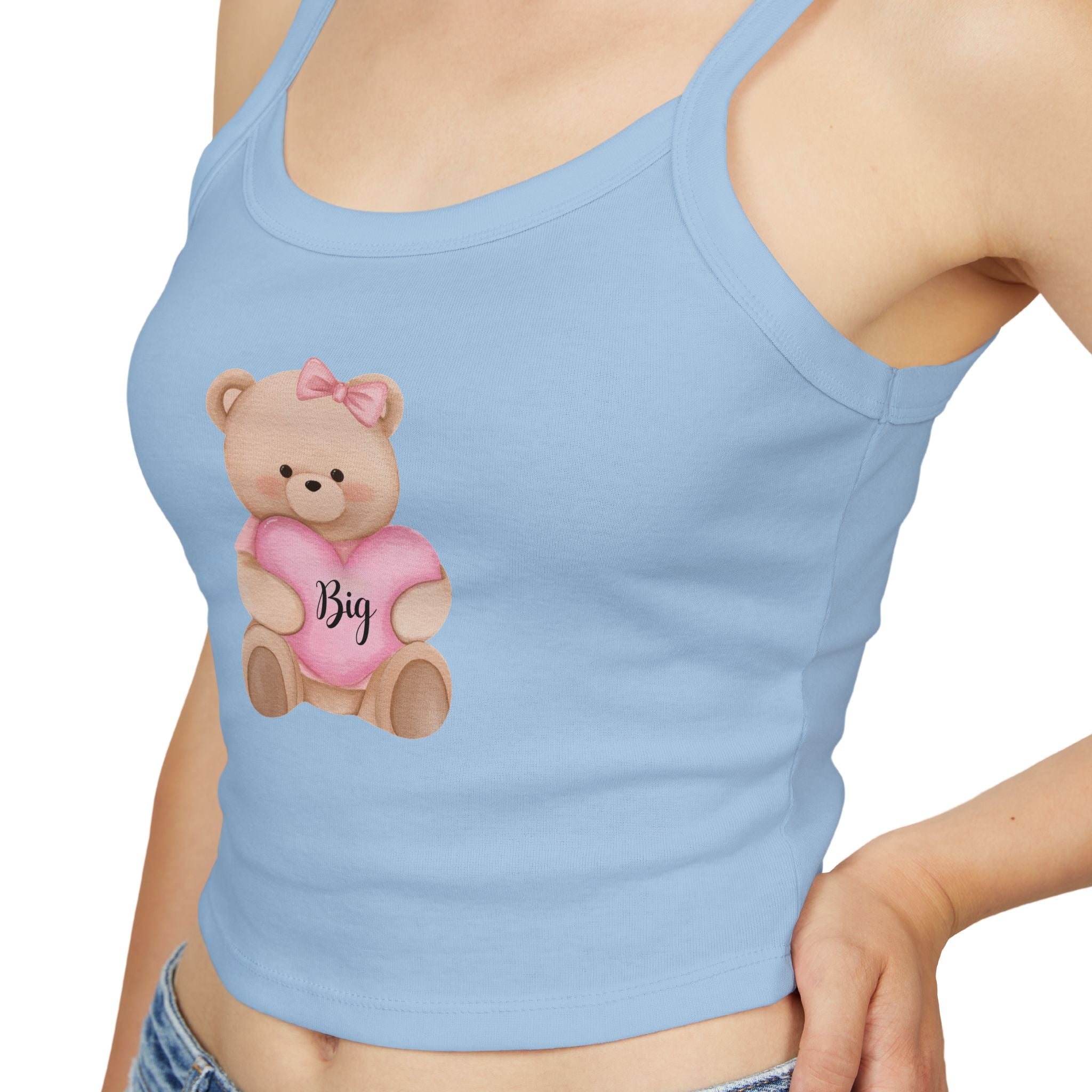 Customizable Sorority Big/Little  Reveal Bear Tank: Big