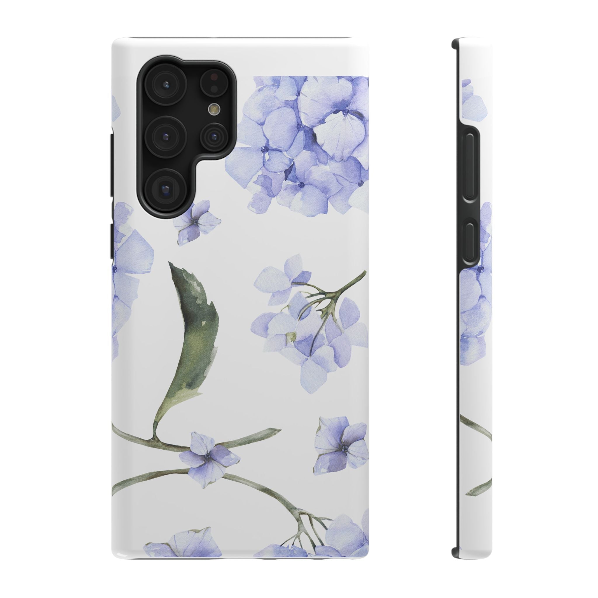 Customizable: Floral Purple Hydrangea Impact-Resistant Phone Case