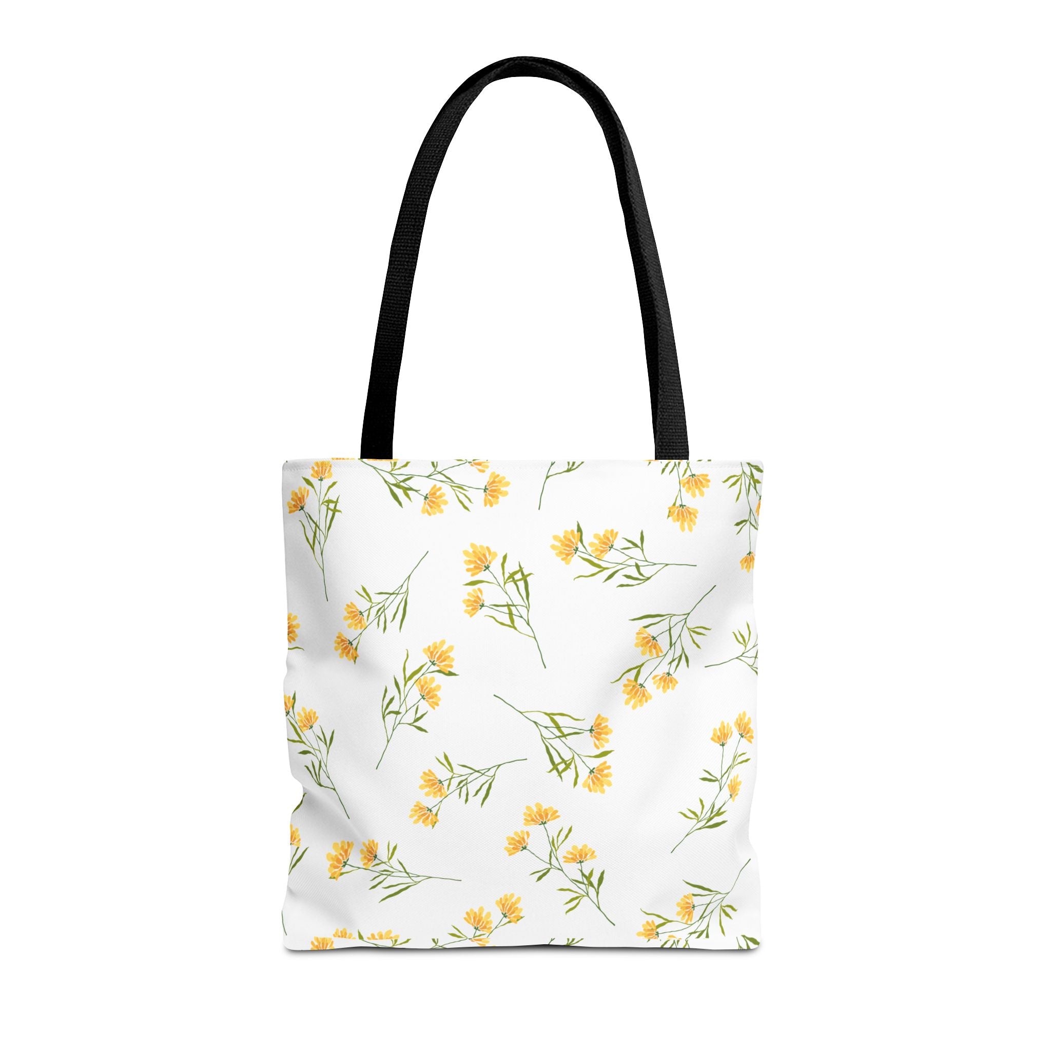 Customizable: Yellow Floral Tote Bag