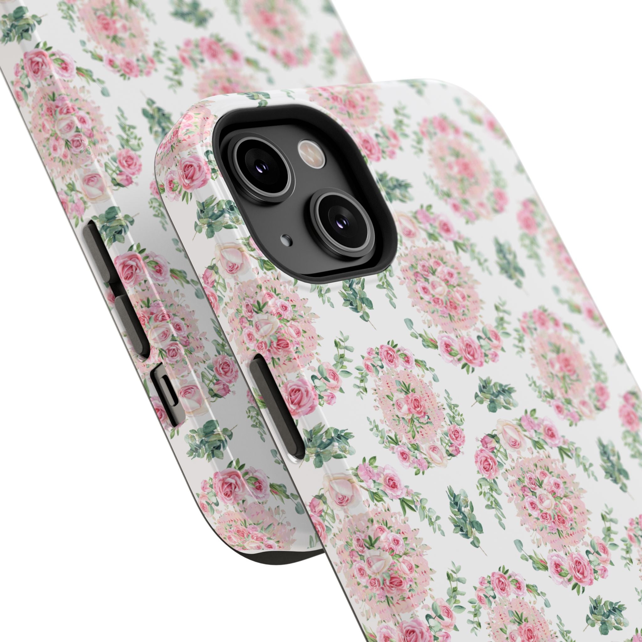 Customizable: Floral Impact-Resistant Phone Case