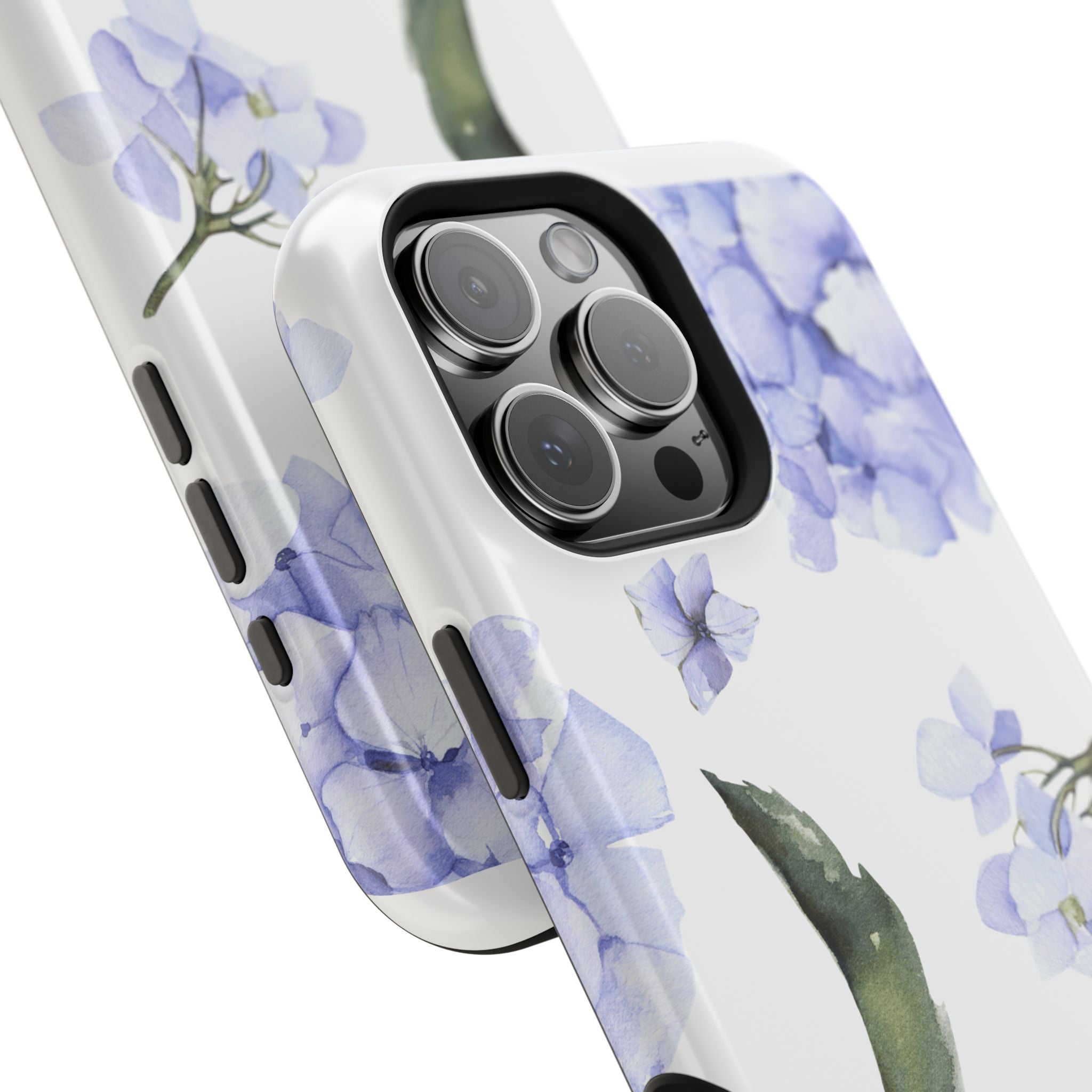 Customizable: Floral Purple Hydrangea Impact-Resistant Phone Case