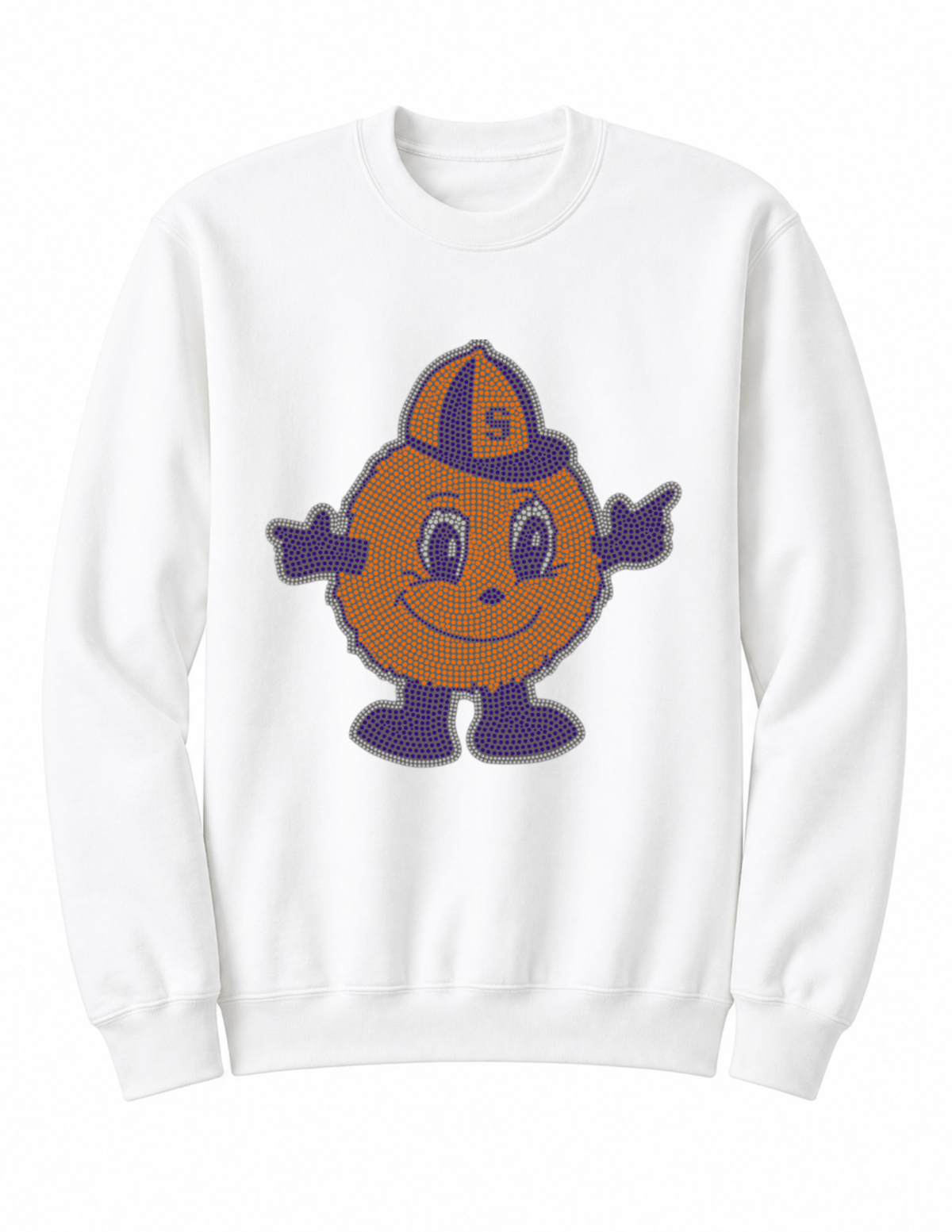 Syracuse University Otto Crewneck White Sweatshirt