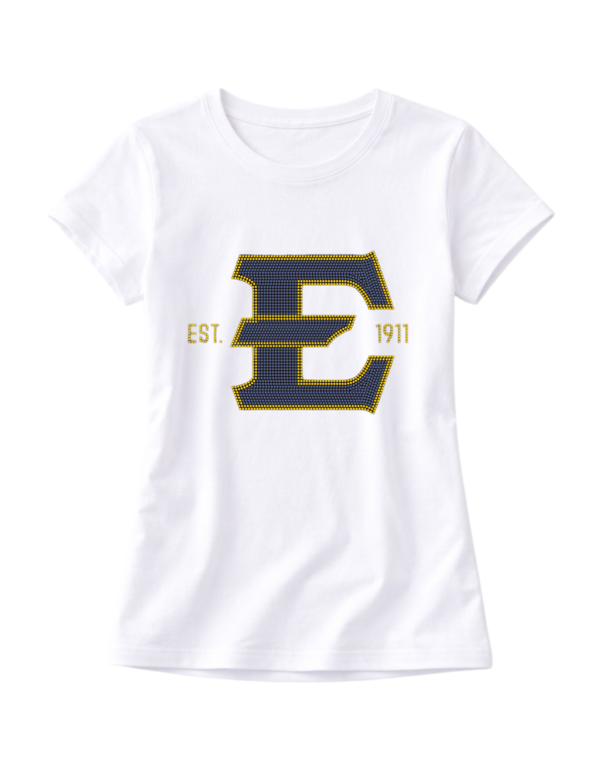 East Tennessee State EST. 1911 Crewneck White Short Sleeve T-Shirt