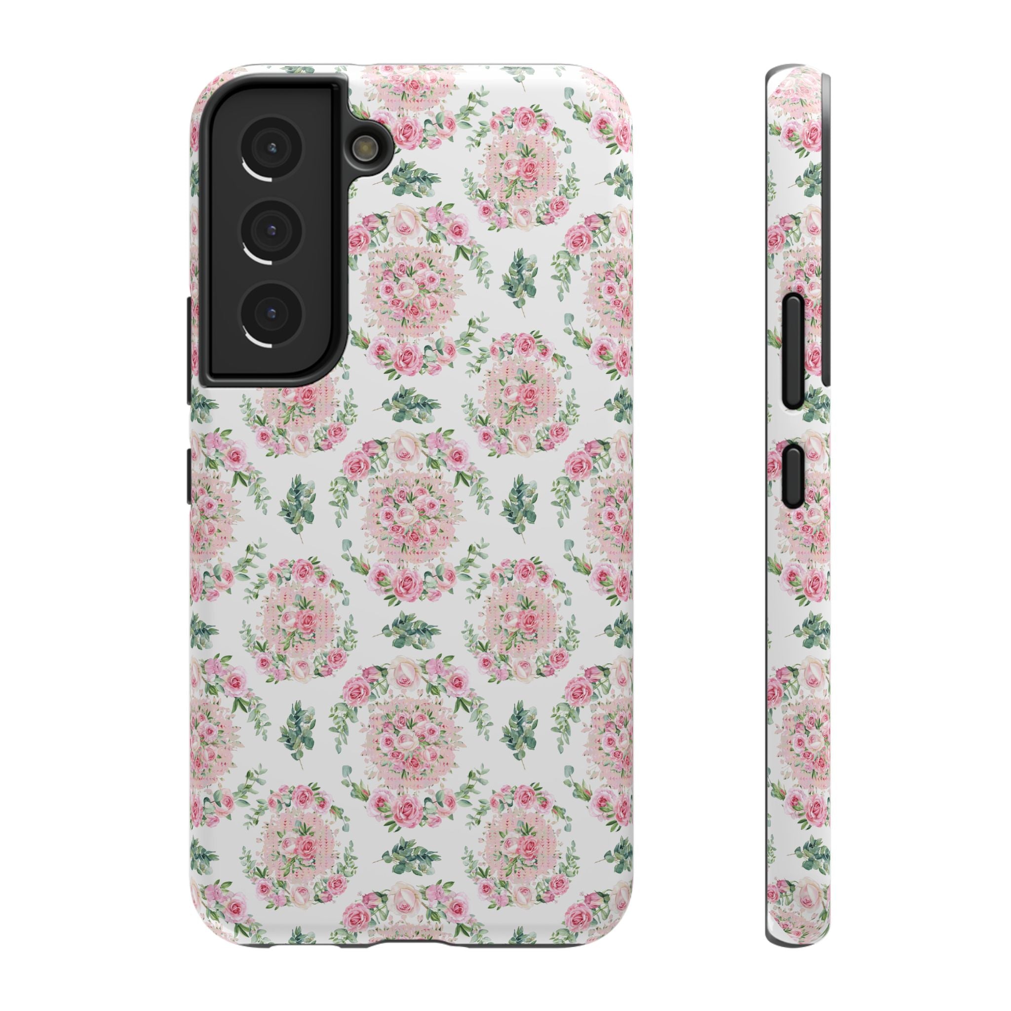 Customizable: Floral Impact-Resistant Phone Case