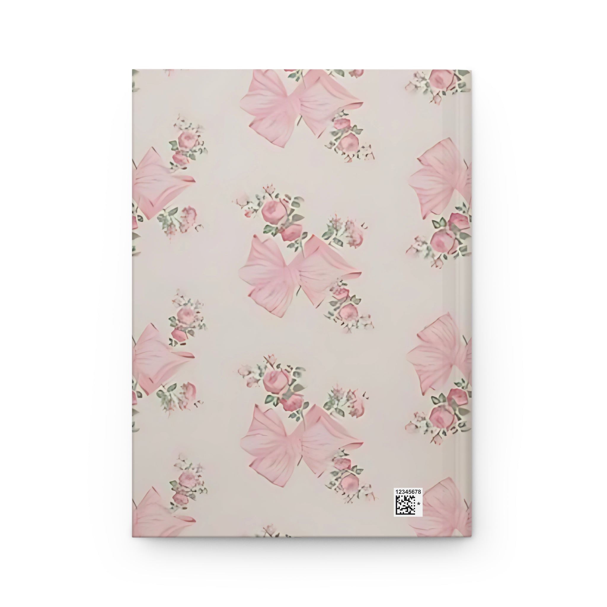 Customizable: Elegant Floral Hardcover Journal with Pink Bows, Gift for Writers, Notebooks for School, Journaling, Scrapbooking, Keepsake Book, [...]