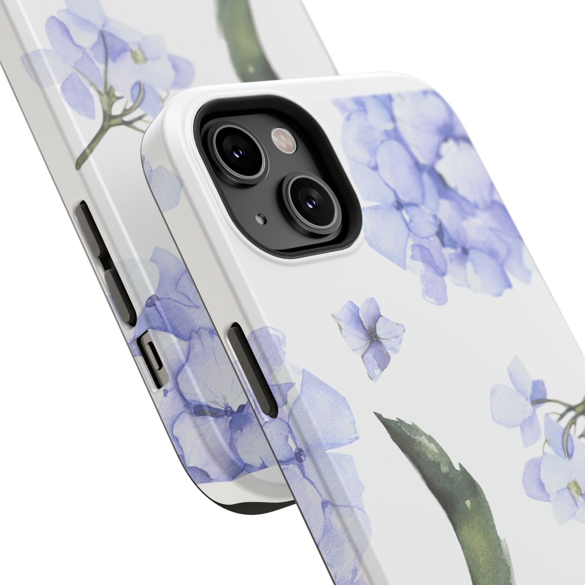 Customizable: Floral Purple Hydrangea Impact-Resistant Phone Case