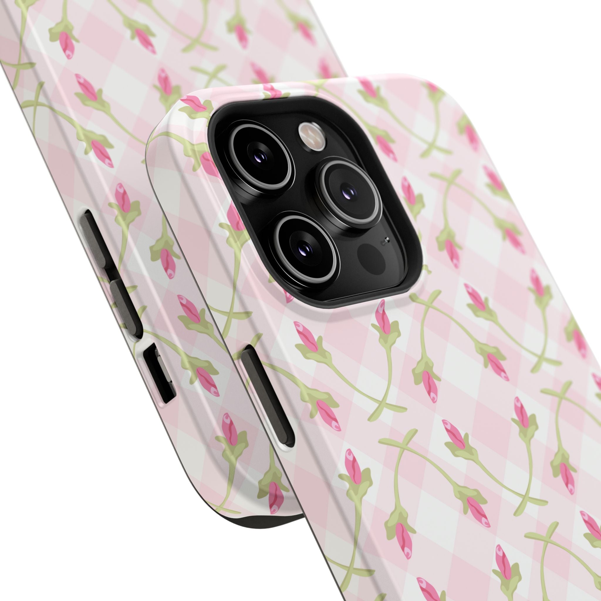 Customizable: Floral Impact-Resistant Phone Case