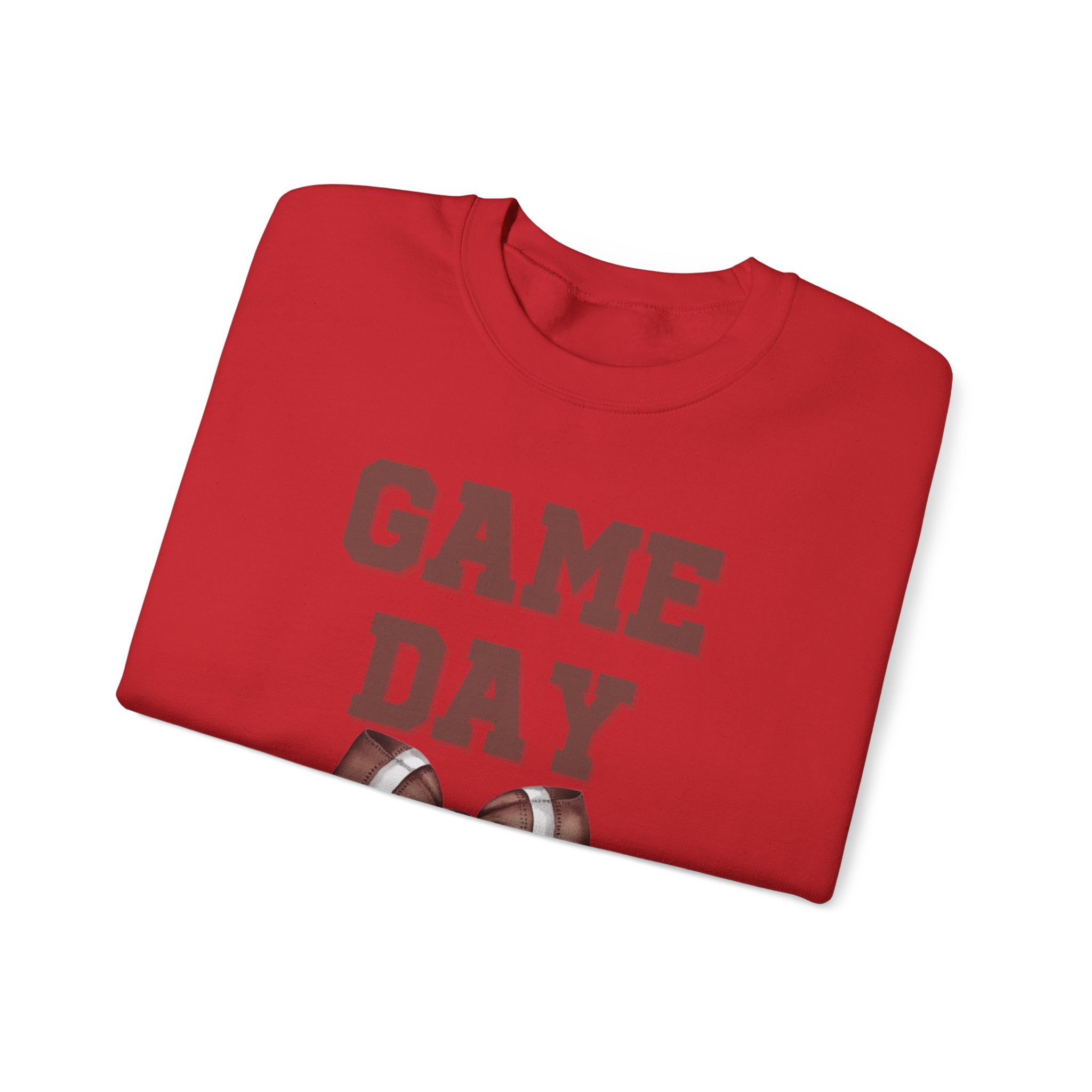 Customizable Brown Game Day Sweatshirt, Sports Apparel, Tailgate Fashion