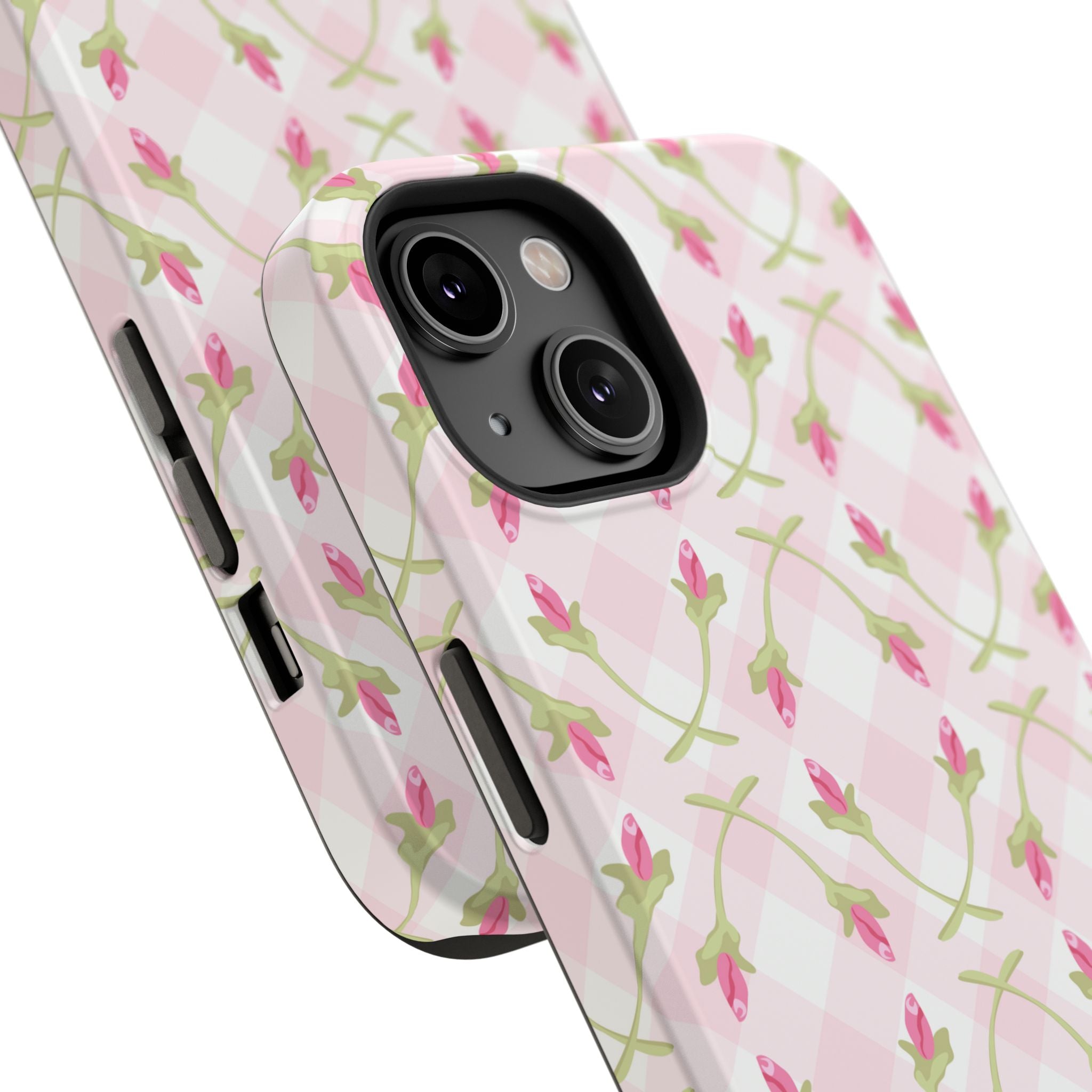 Customizable: Floral Impact-Resistant Phone Case