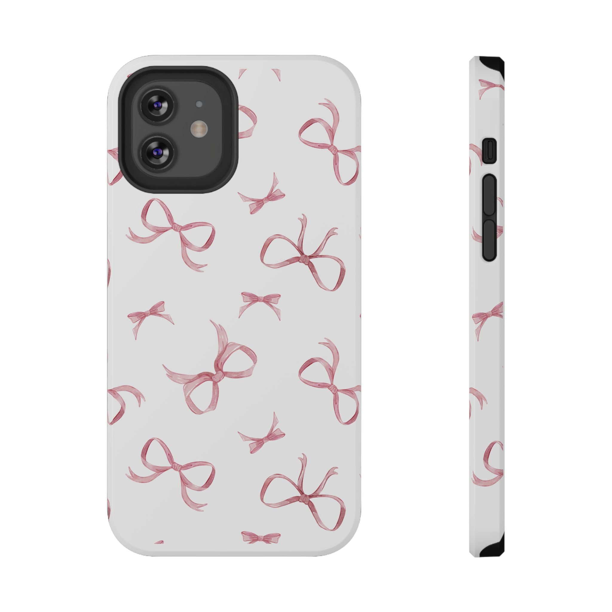 Customizable: Coquette Bow Stylish Impact-Resistant Phone Case