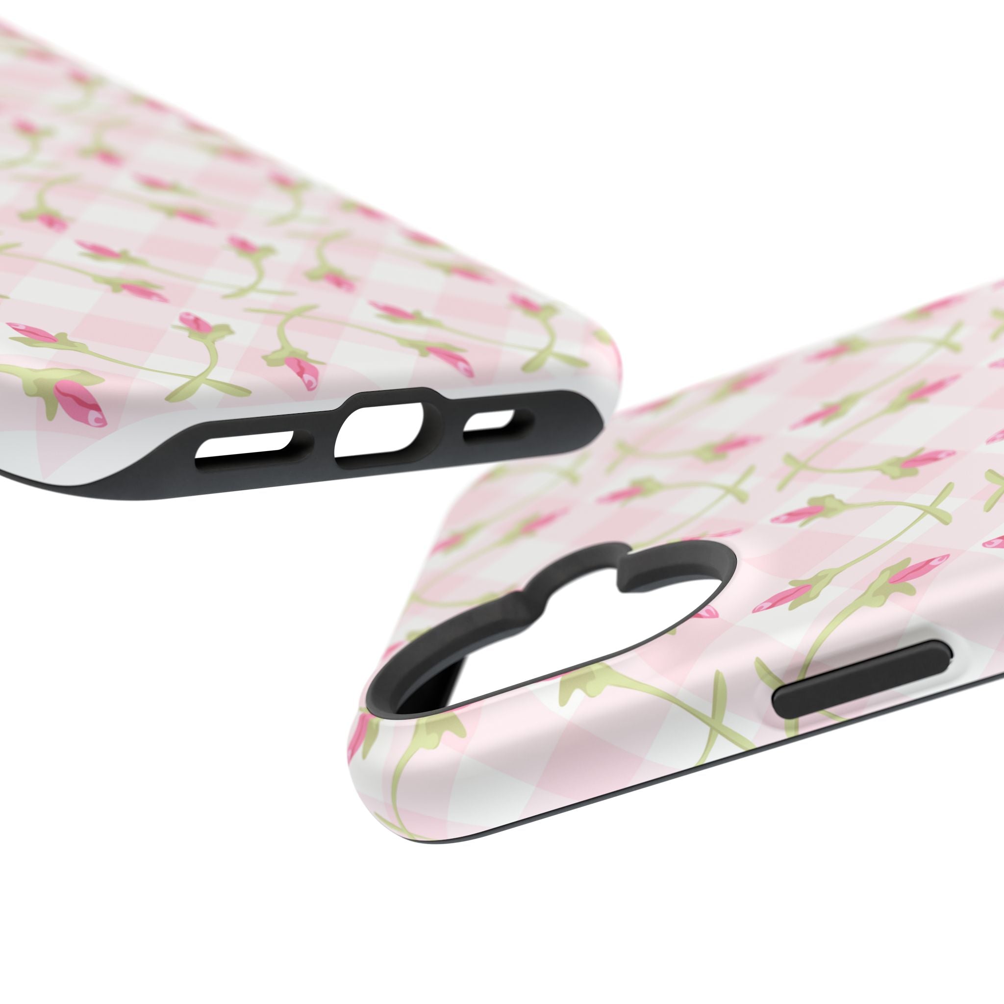 Customizable: Floral Impact-Resistant Phone Case