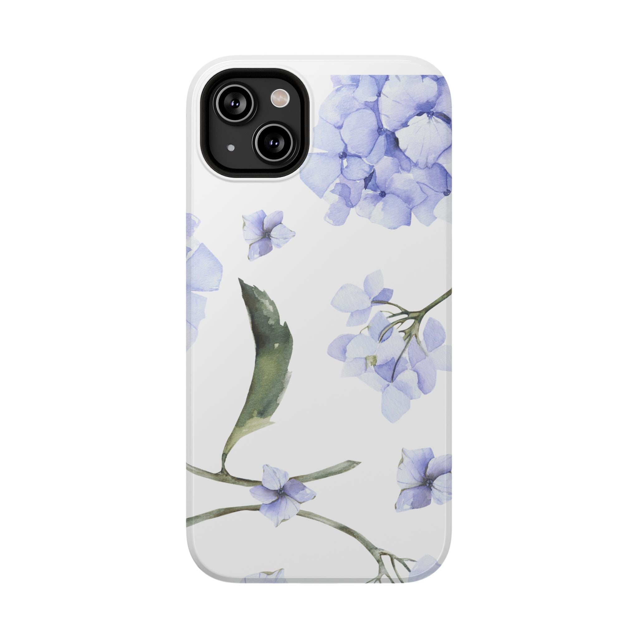 Customizable: Floral Purple Hydrangea Impact-Resistant Phone Case