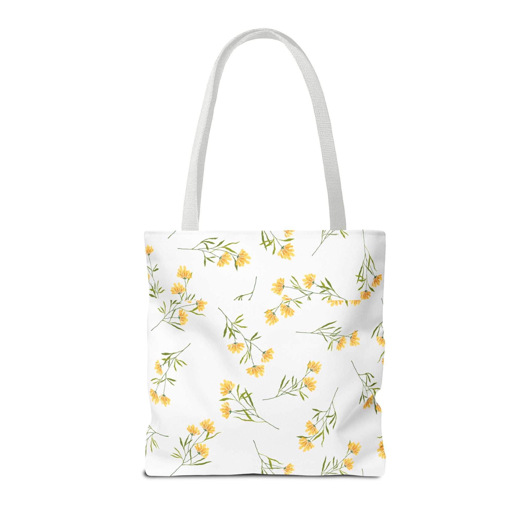 Customizable: Yellow Floral Tote Bag