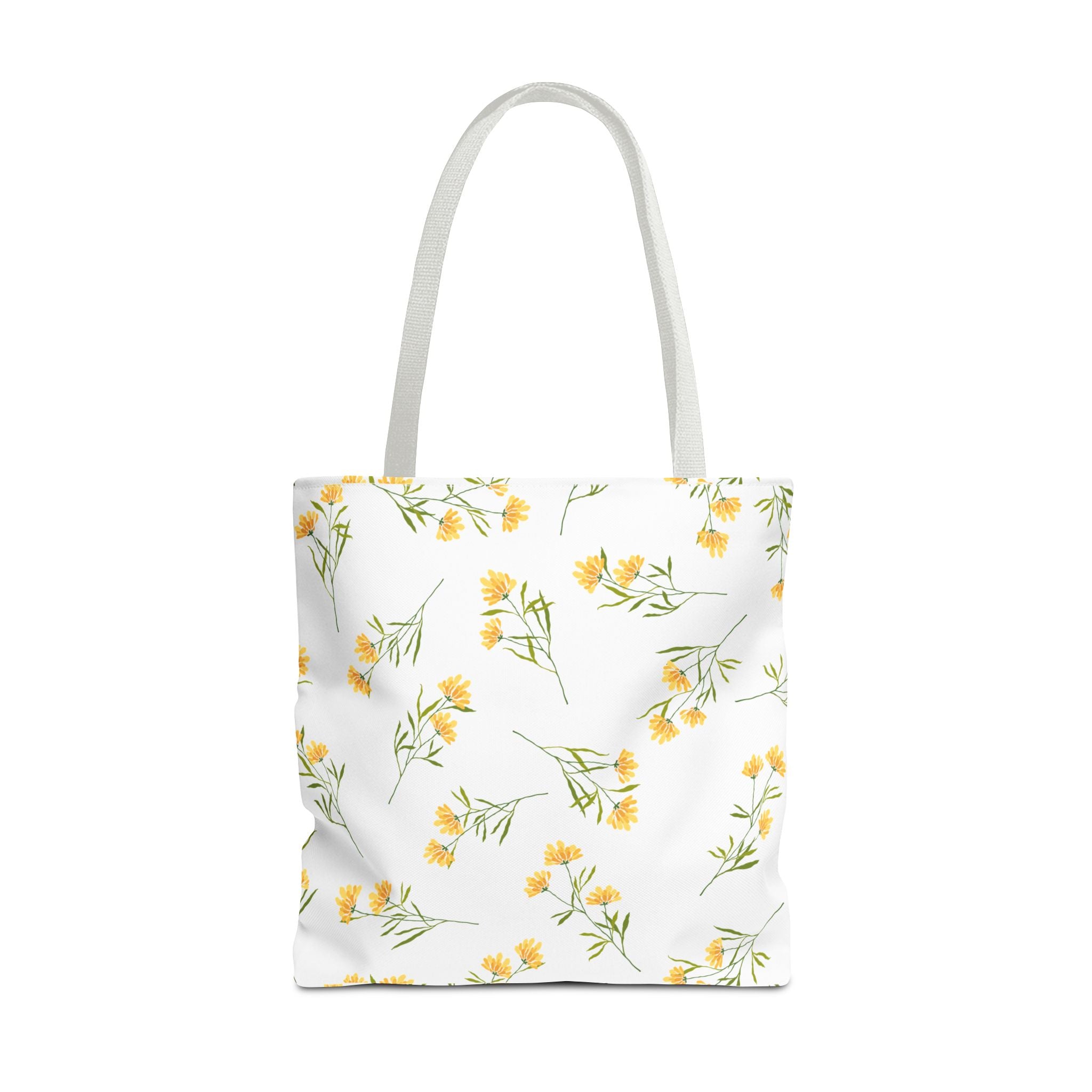 Customizable: Yellow Floral Tote Bag