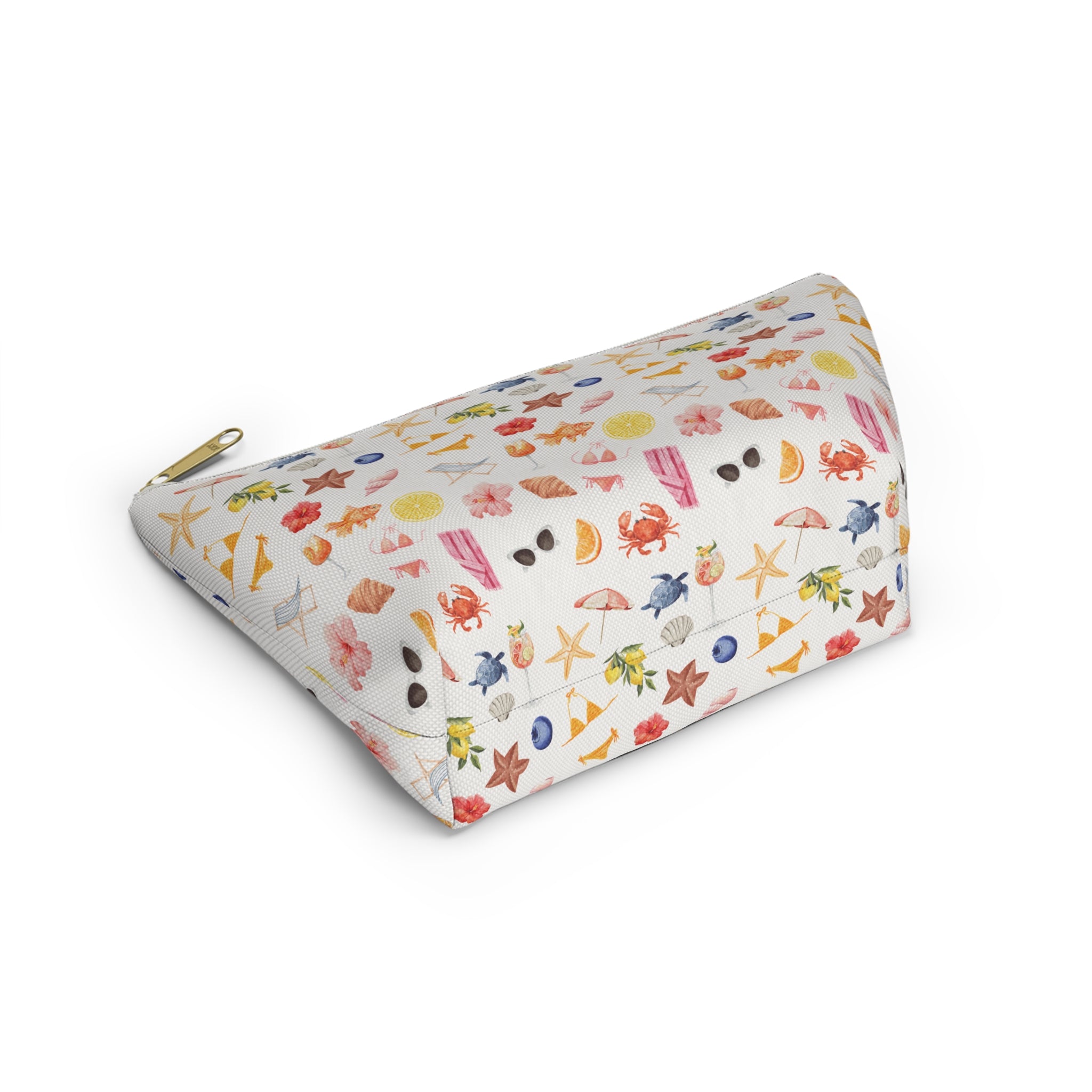 Customizable Beach-Themed Accessory/Makeup Pouch