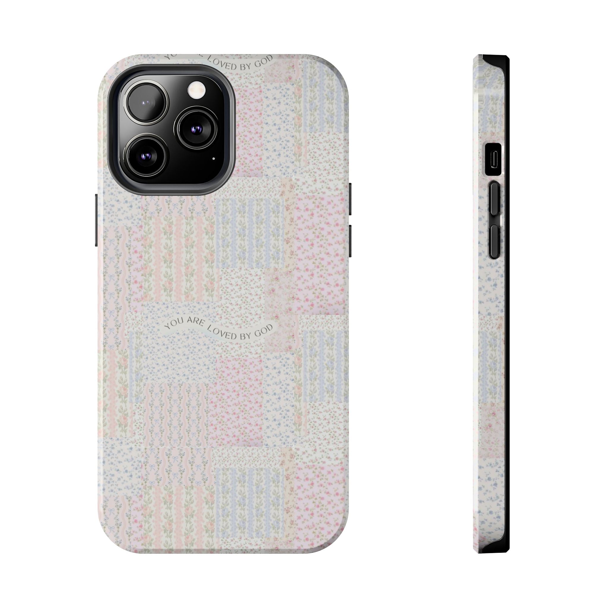 Floral Tough Phone Cases, Protective Phone Cover, Inspirational Tech Accessory, Gift for Her, Fashionable Phone Case, Unique Design