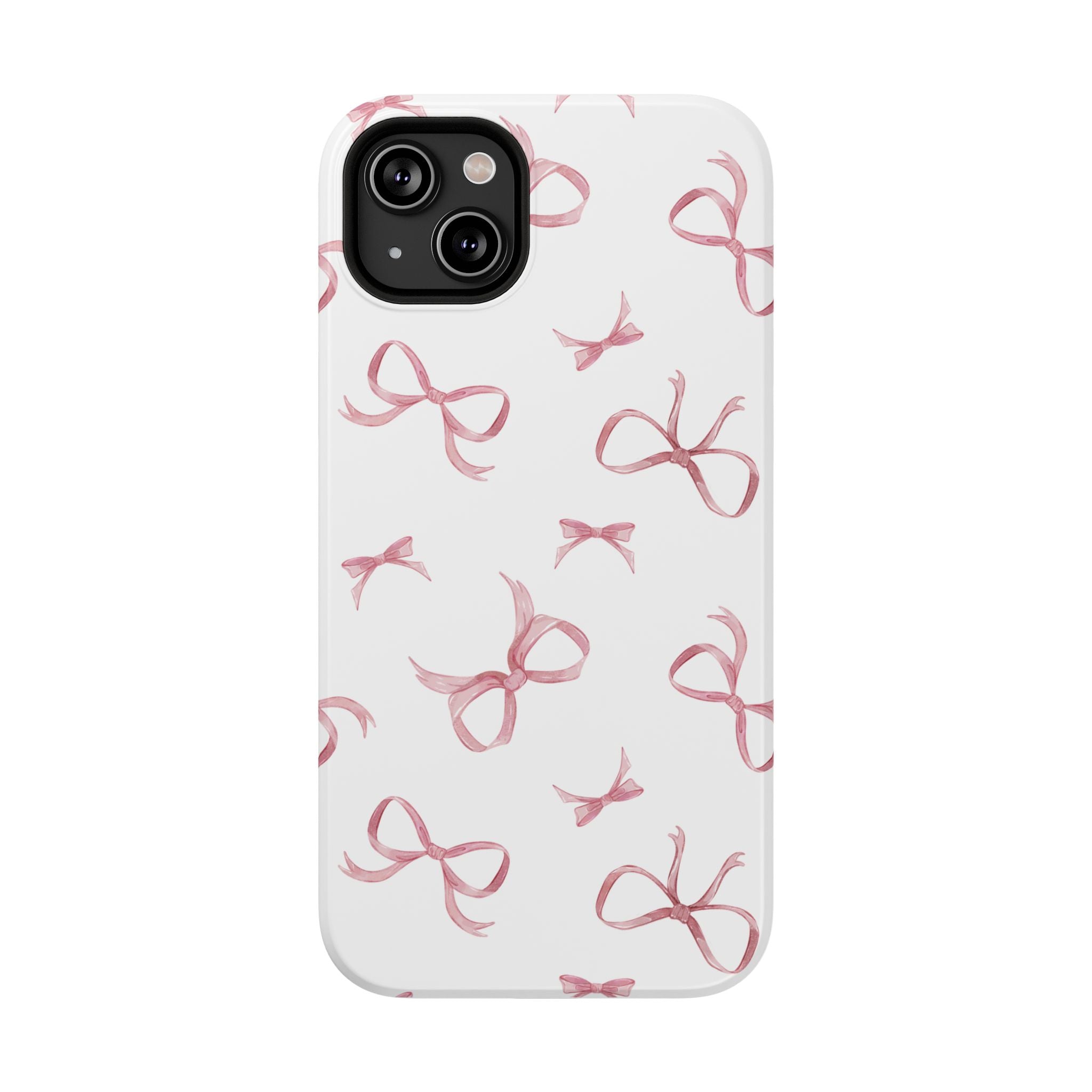 Customizable: Coquette Bow Stylish Impact-Resistant Phone Case