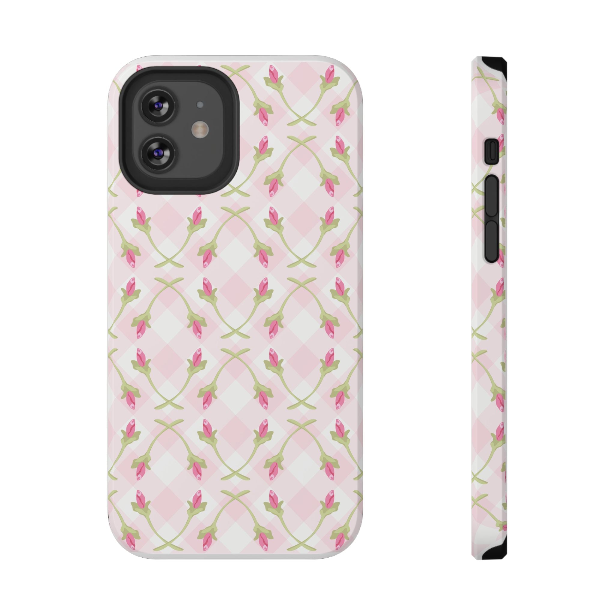 Customizable: Floral Impact-Resistant Phone Case