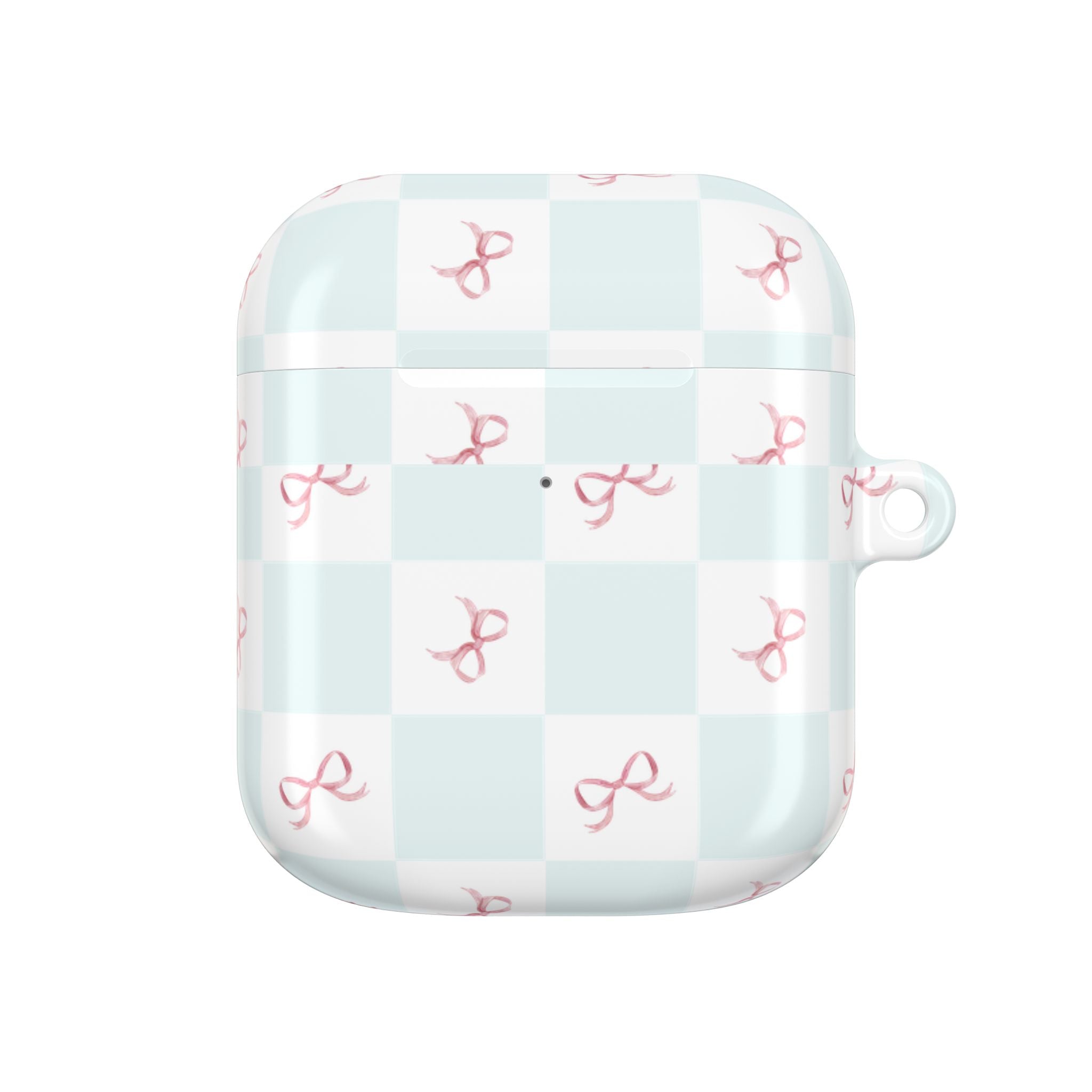 Customizable: Chic AirPod Case with Pink Ribbon Design, Trendy AirPod Case