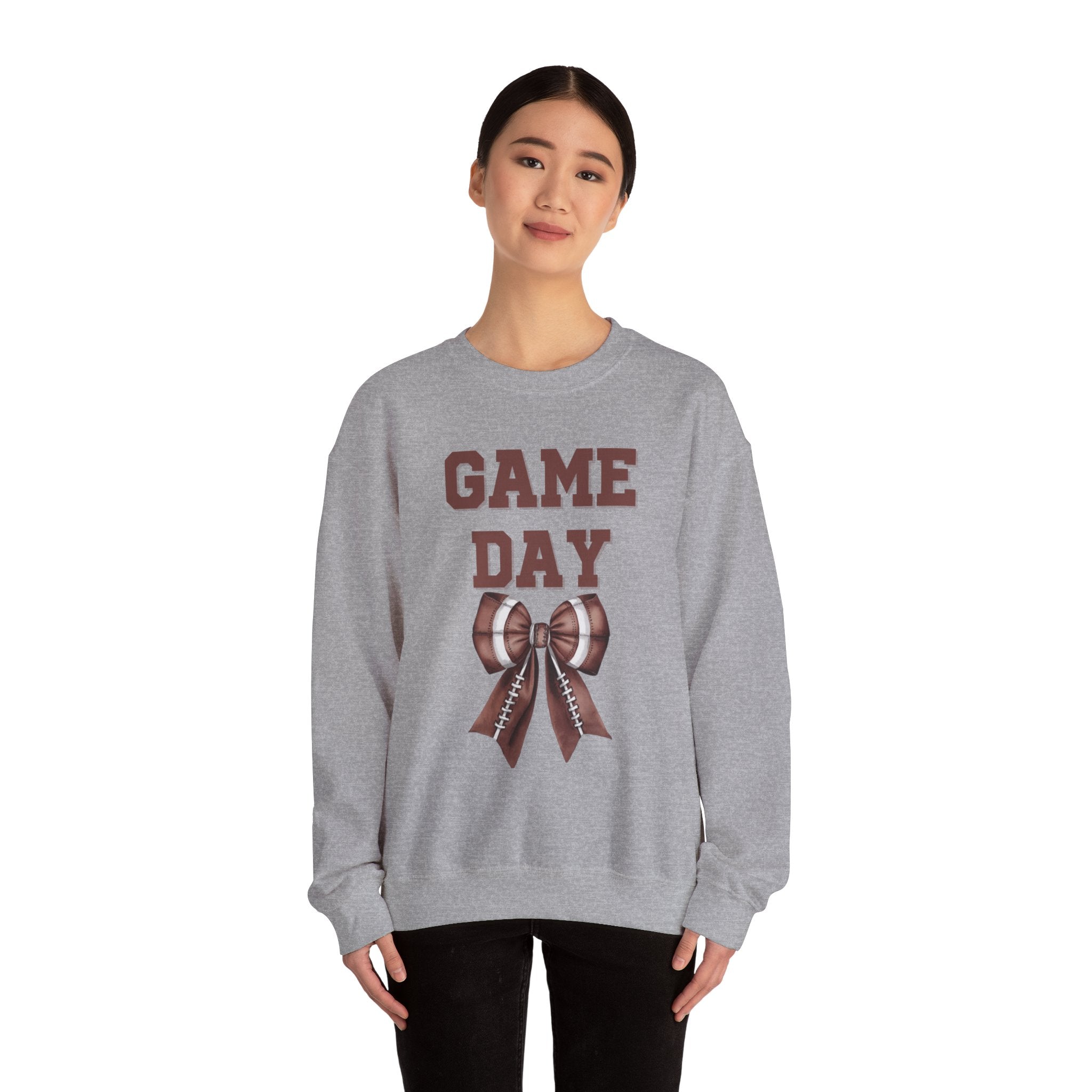 Customizable Brown Game Day Sweatshirt, Sports Apparel, Tailgate Fashion