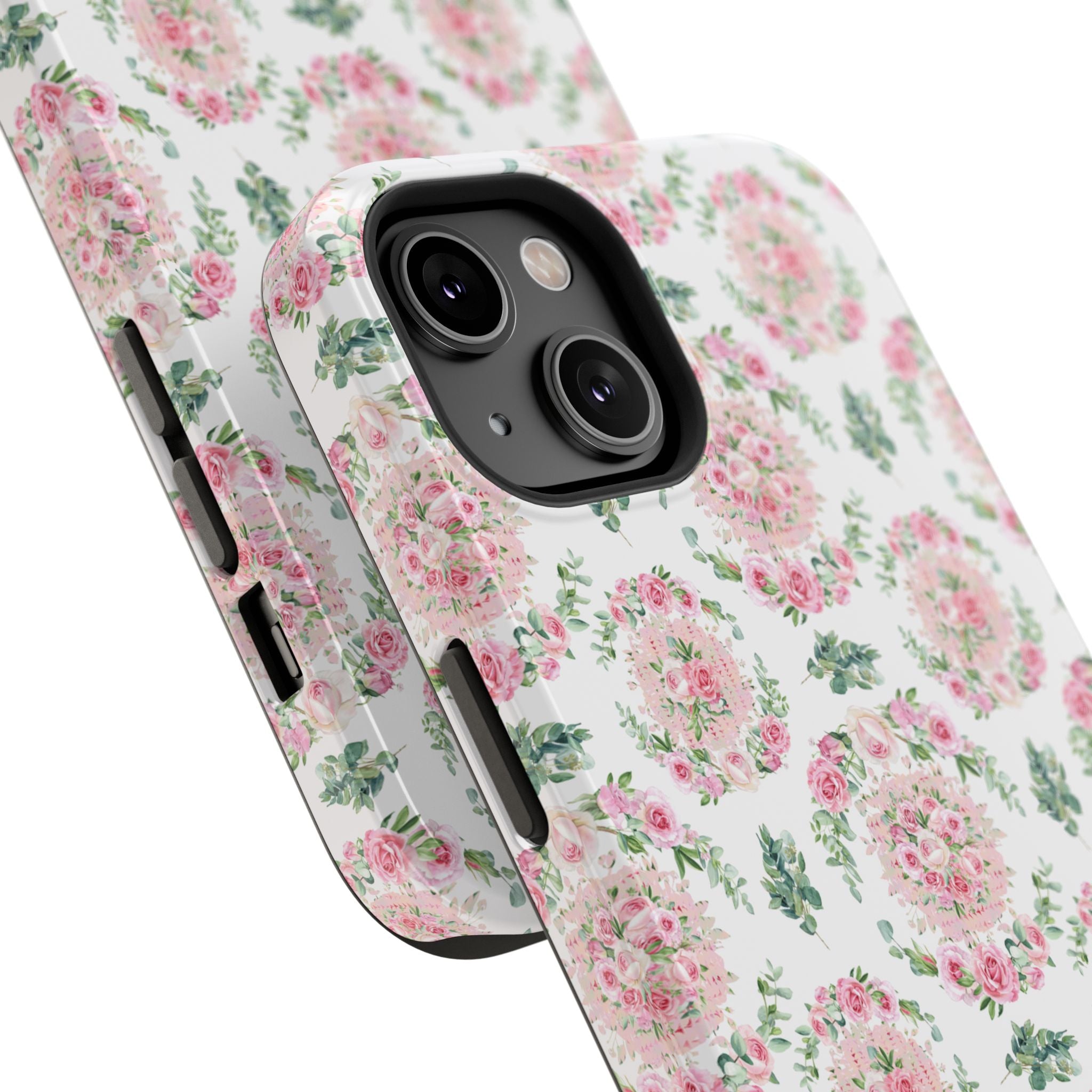 Customizable: Floral Impact-Resistant Phone Case