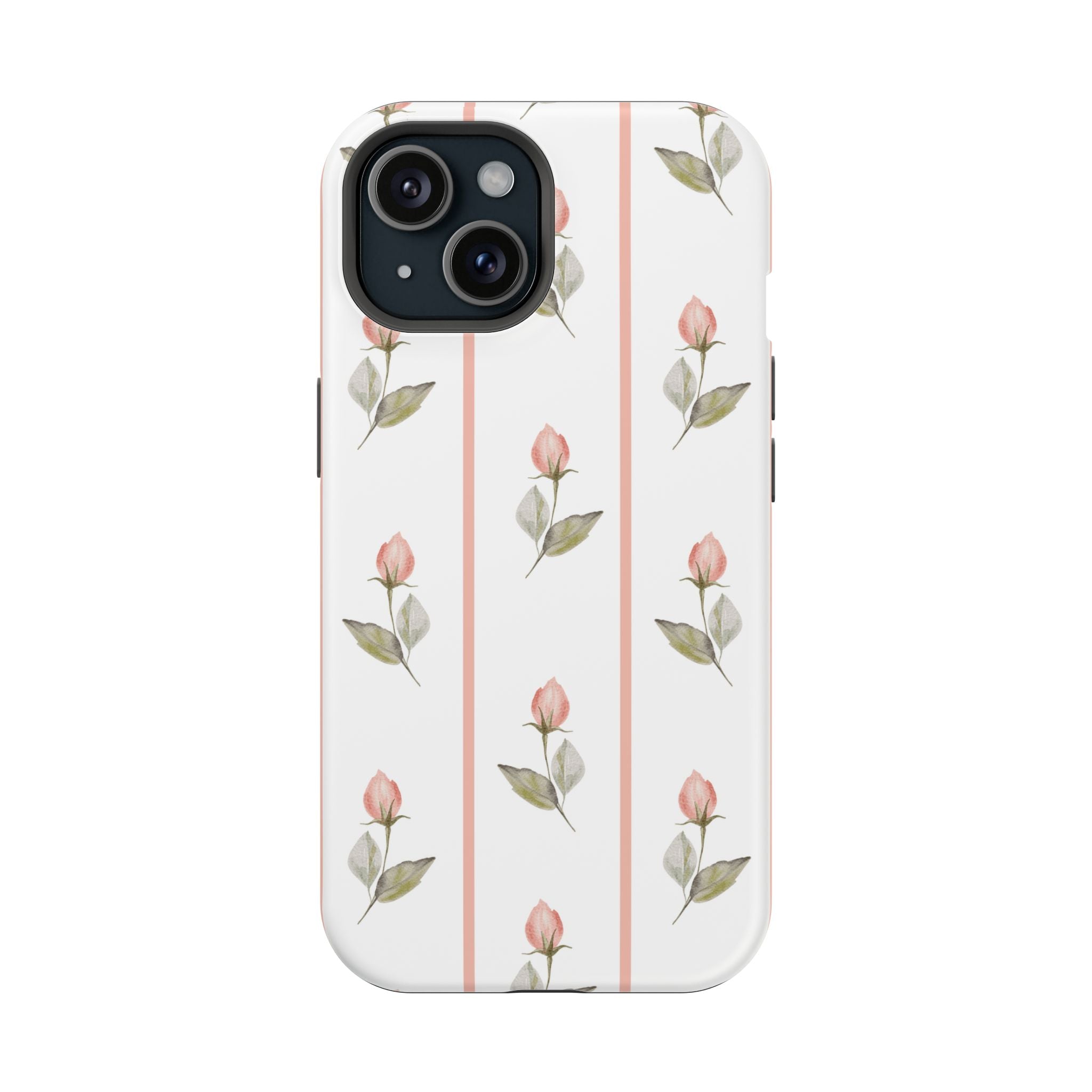 Customizable: Floral Impact-Resistant Phone Case, Chic Phone Cover
