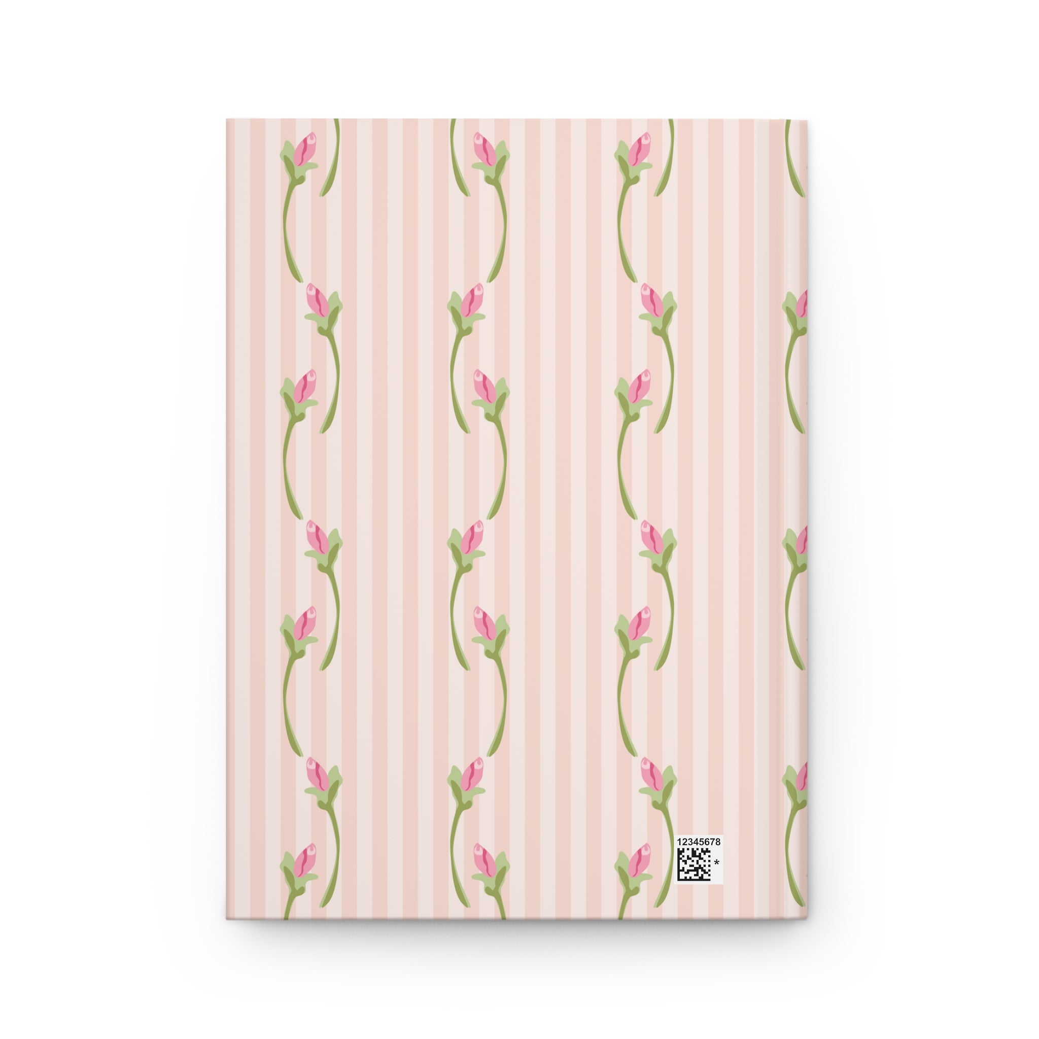 Customizable: Floral Hardcover Journal - Elegant Pink Floral Design, Floral Notebook, Personal Journal, Cute Diary, College Send off Gift