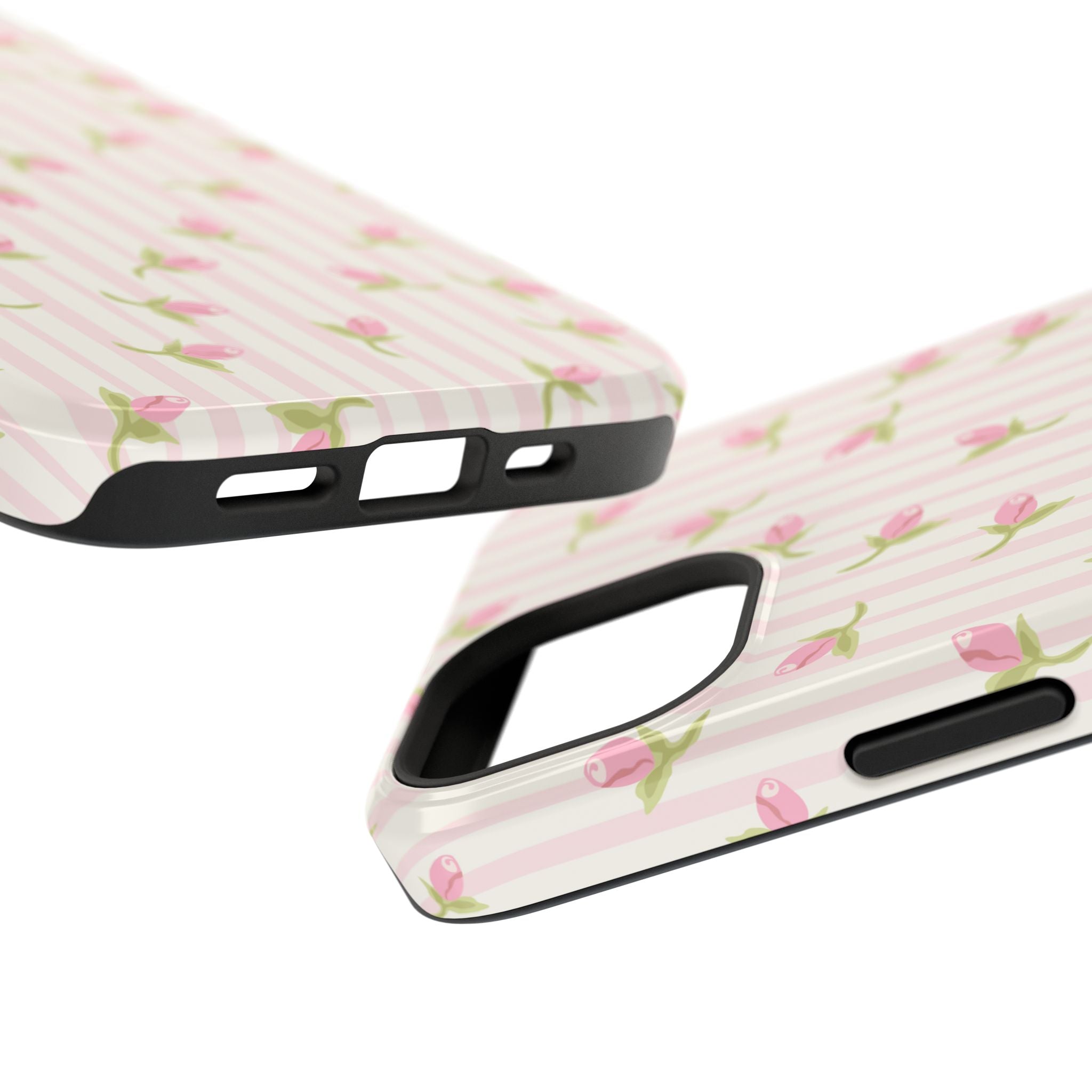 Customizable: Floral Impact-Resistant Phone Case