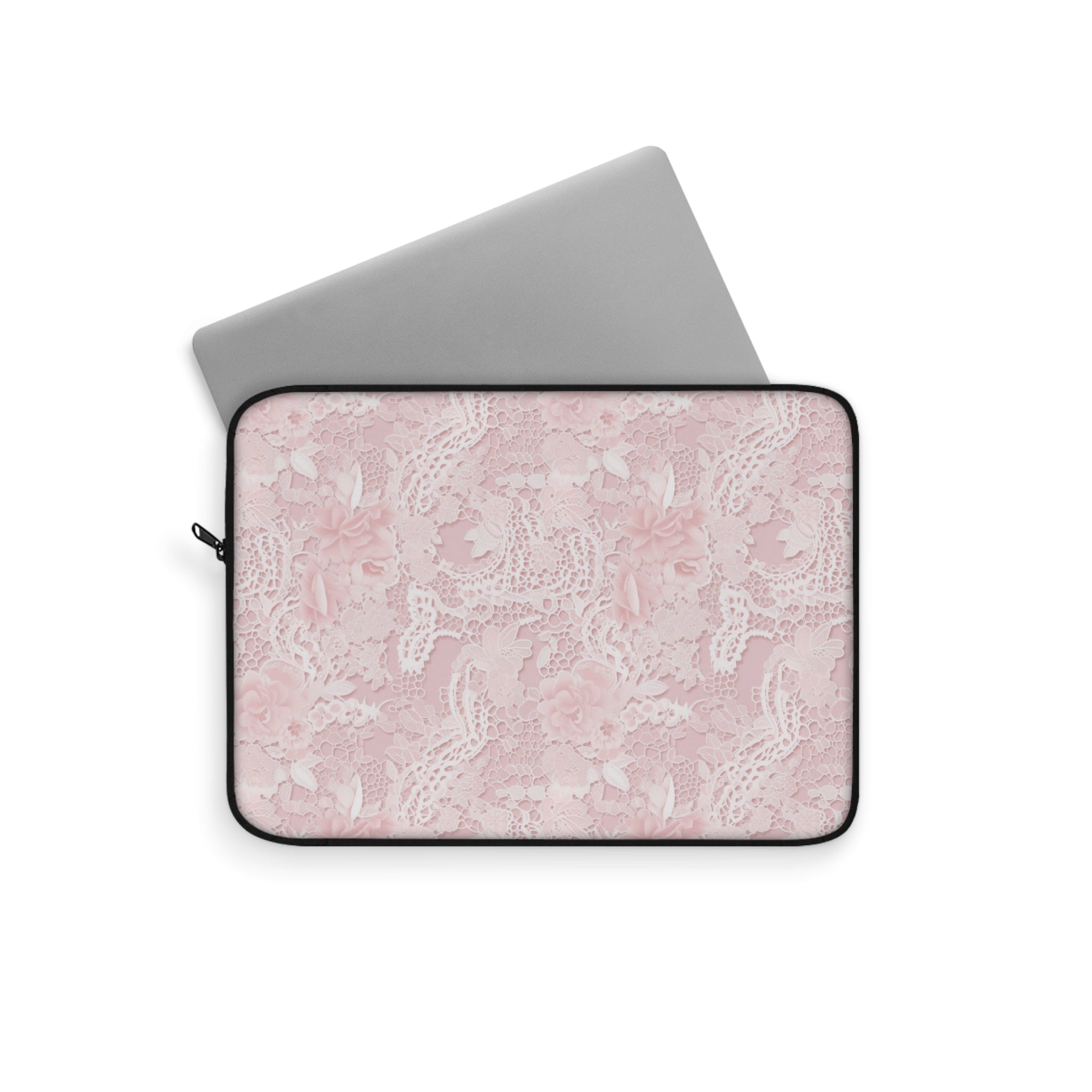 Customizable: Stylish Floral Laptop Sleeve - Elegant Protection for Your Device, Gift for Students, Perfect for College, Work or Travel