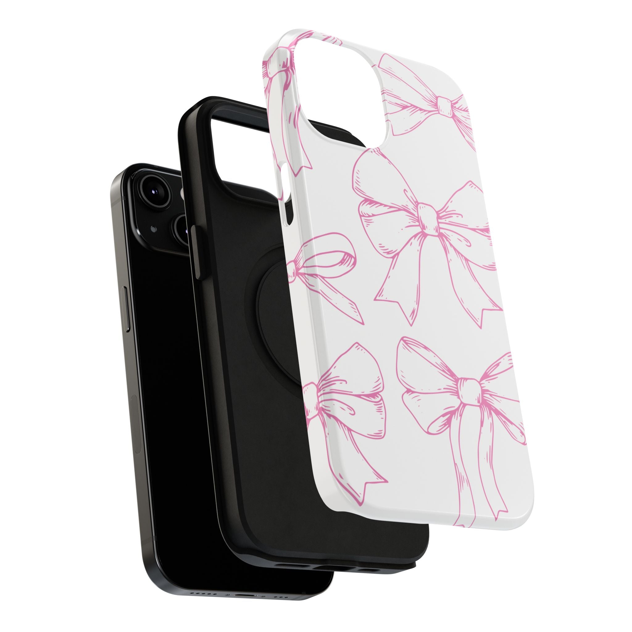 Customizable: Cute Bow Pattern Phone Case