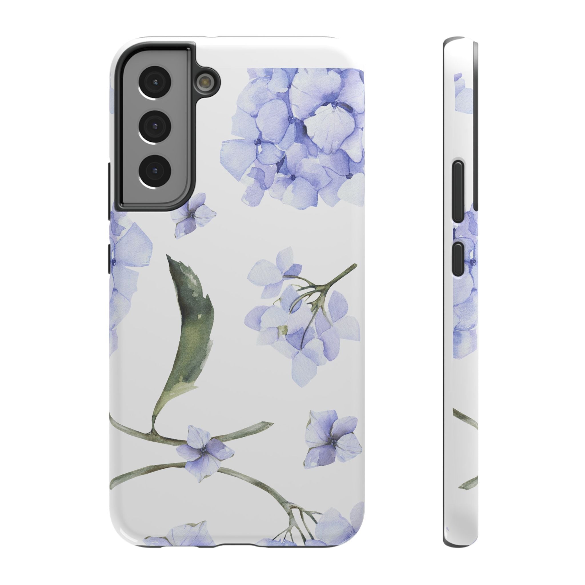 Customizable: Floral Purple Hydrangea Impact-Resistant Phone Case