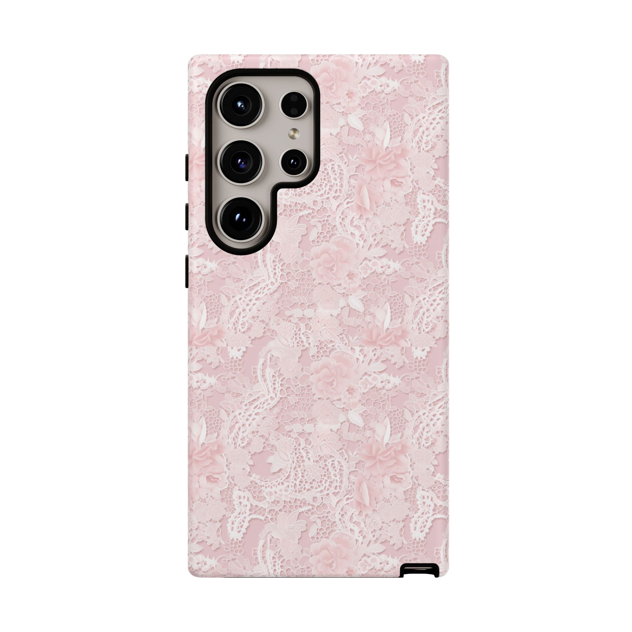 Customizable: Pink Floral Phone Case, Stylish Tough Cases, Unique Gift for Her, Cute Phone Accessories, Floral Tech Cover