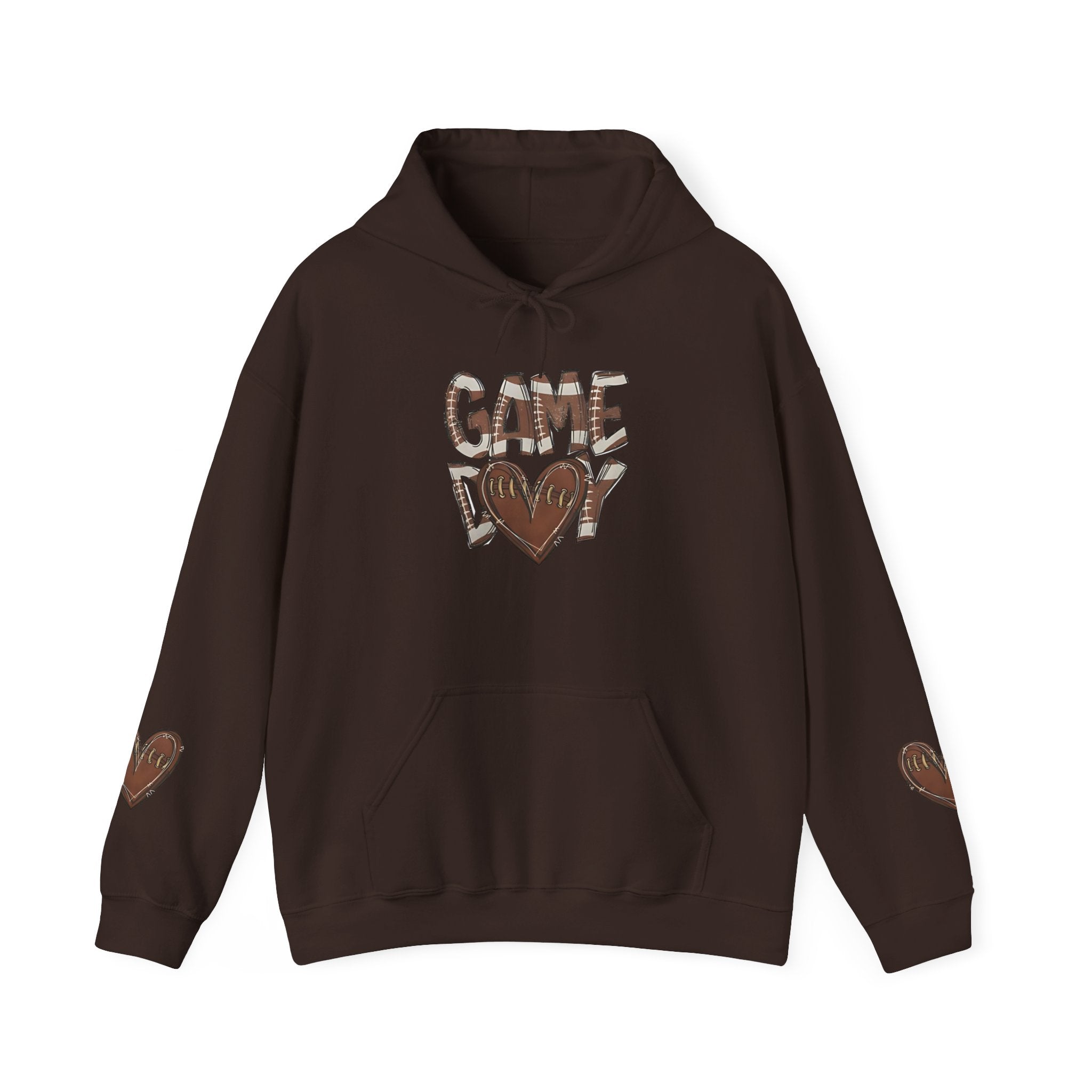 Football Heart Game Day Hoodie