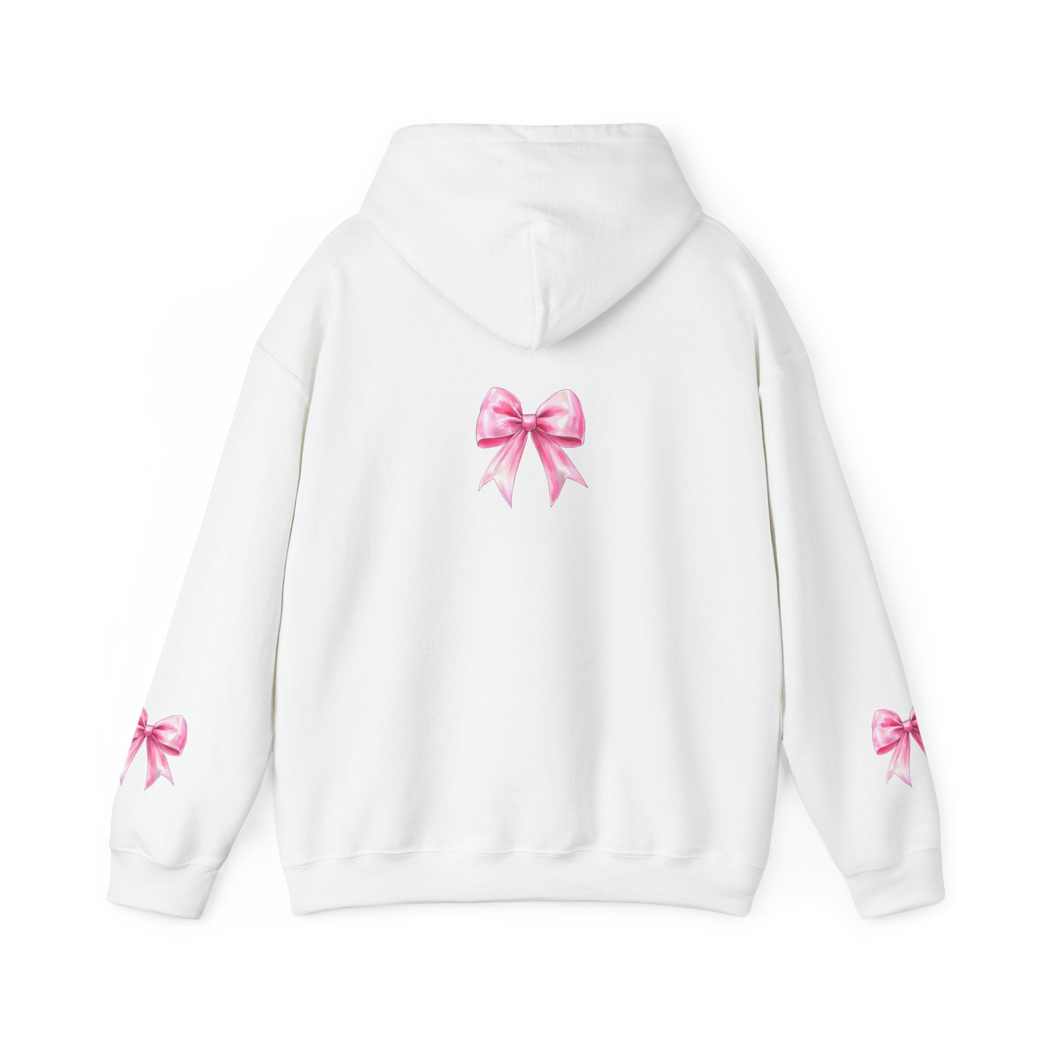 Cheerful Bow Hoodie - Perfect for Cheerleaders, Team Spirit, Dance, Everyday Wear, Gift for Coaches, Cheer Events