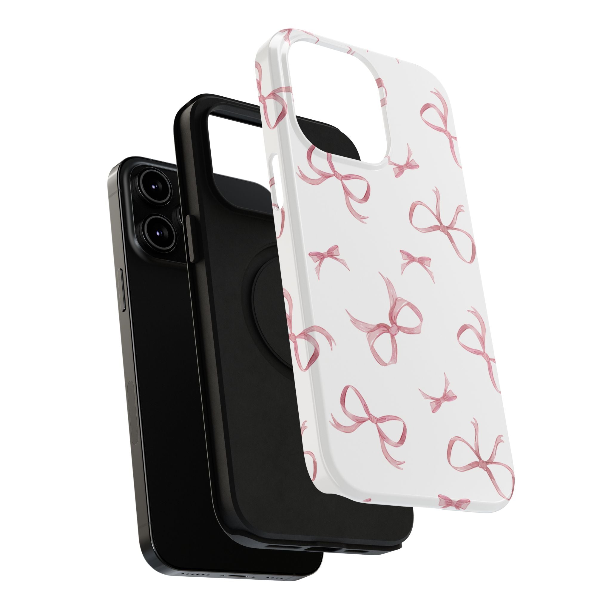 Customizable: Coquette Bow Stylish Impact-Resistant Phone Case