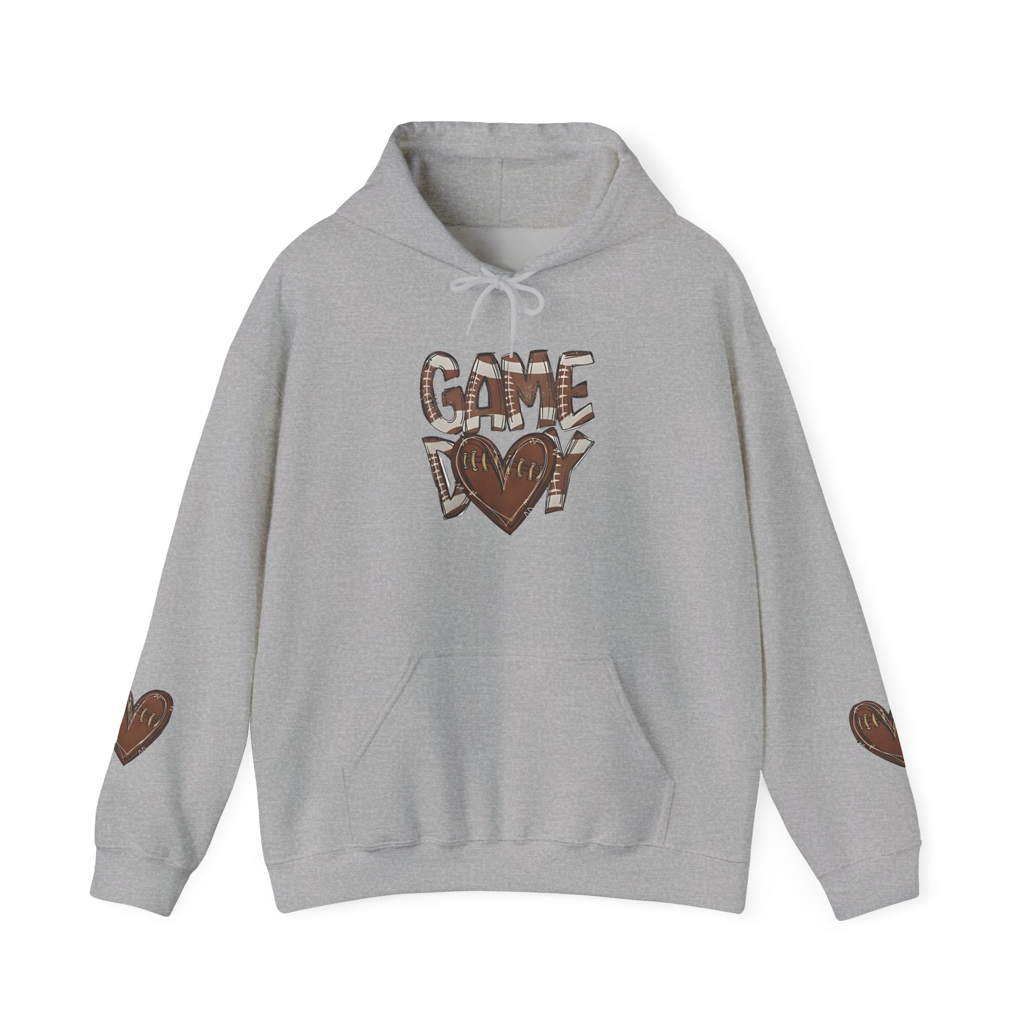 Football Heart Game Day Hoodie