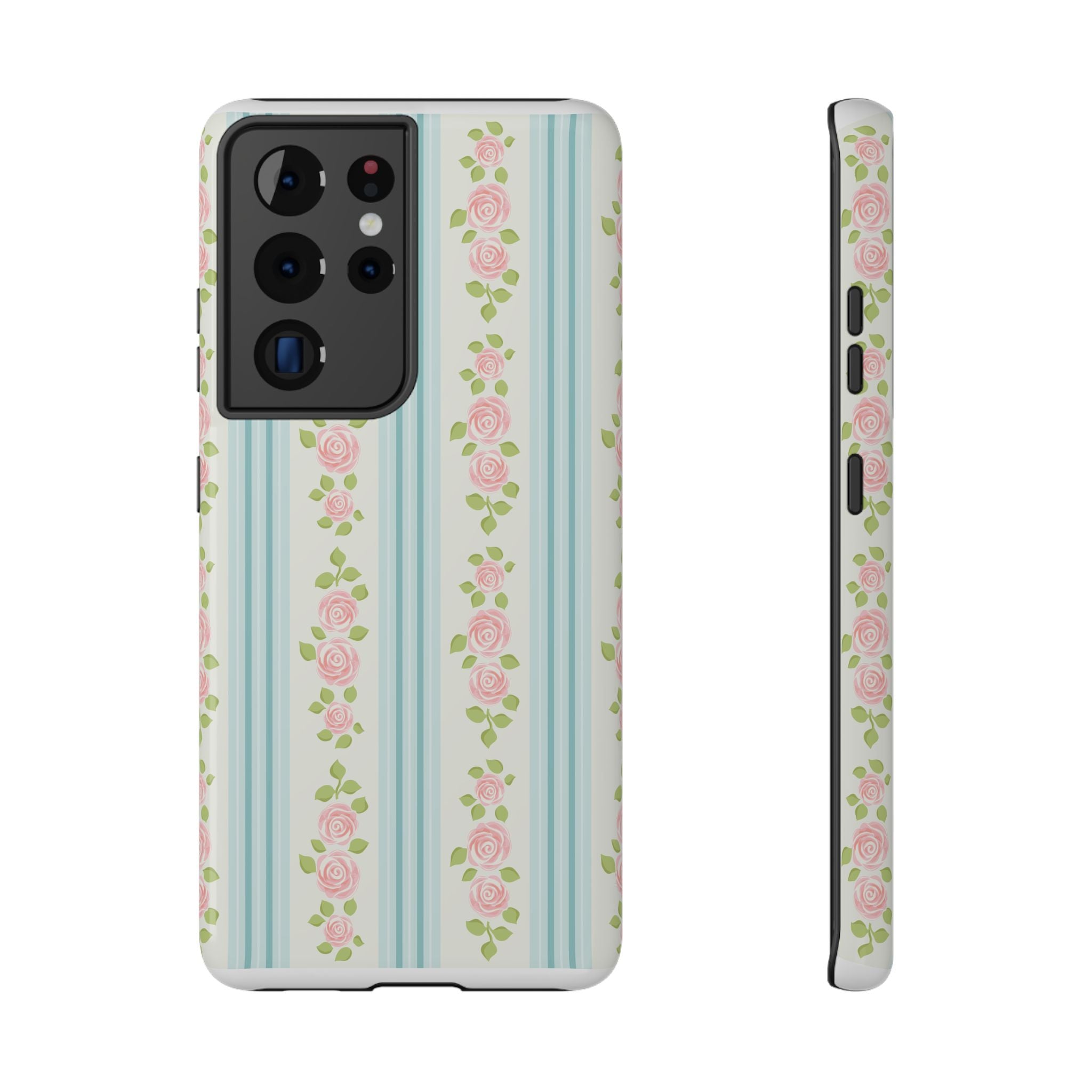 Customizable: Floral Impact-Resistant Phone Case