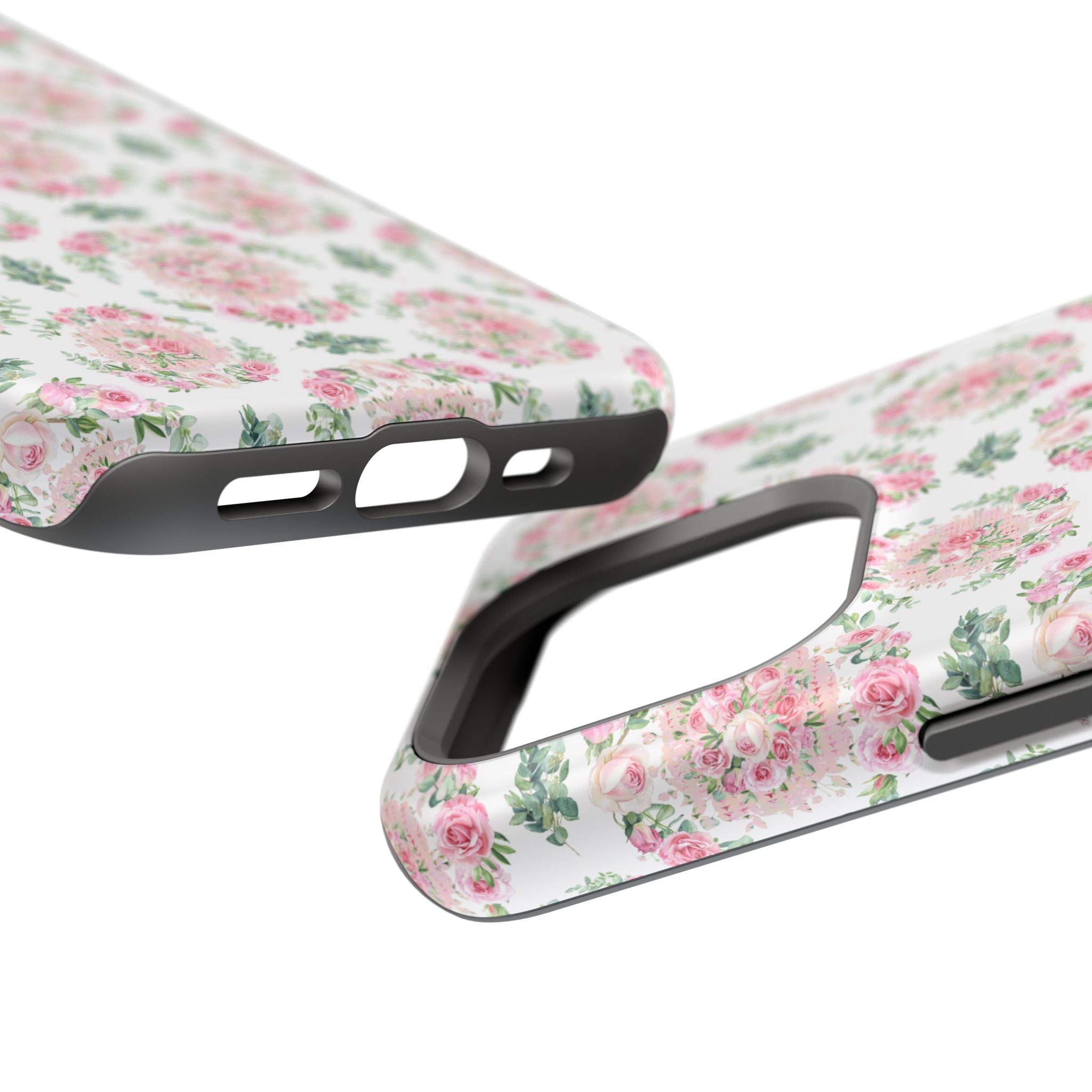 Customizable: Floral Impact-Resistant Phone Case