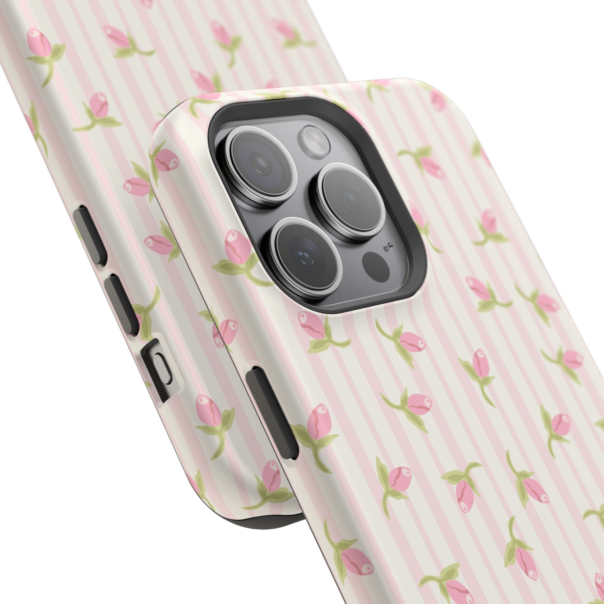 Customizable: Floral Impact-Resistant Phone Case