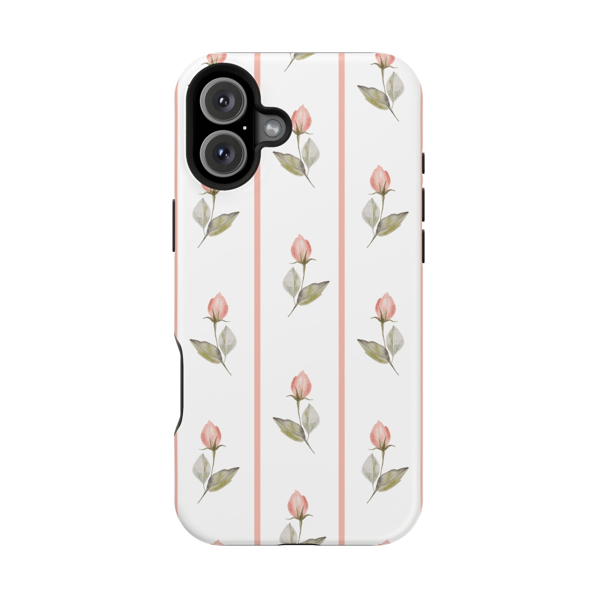 Customizable: Floral Impact-Resistant Phone Case, Chic Phone Cover