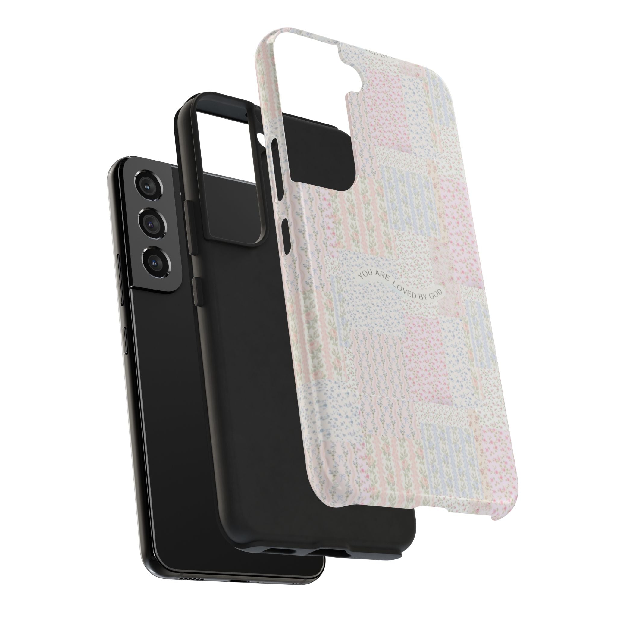 Floral Tough Phone Cases, Protective Phone Cover, Inspirational Tech Accessory, Gift for Her, Fashionable Phone Case, Unique Design
