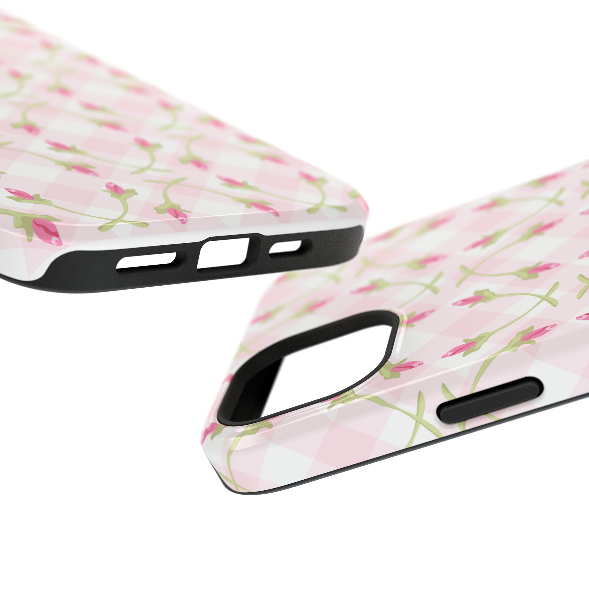 Customizable: Floral Impact-Resistant Phone Case