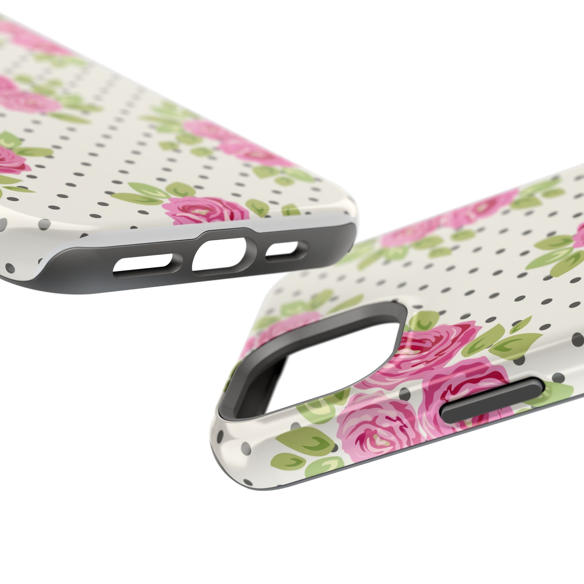 Customizable: Floral Polka Dot Phone Case