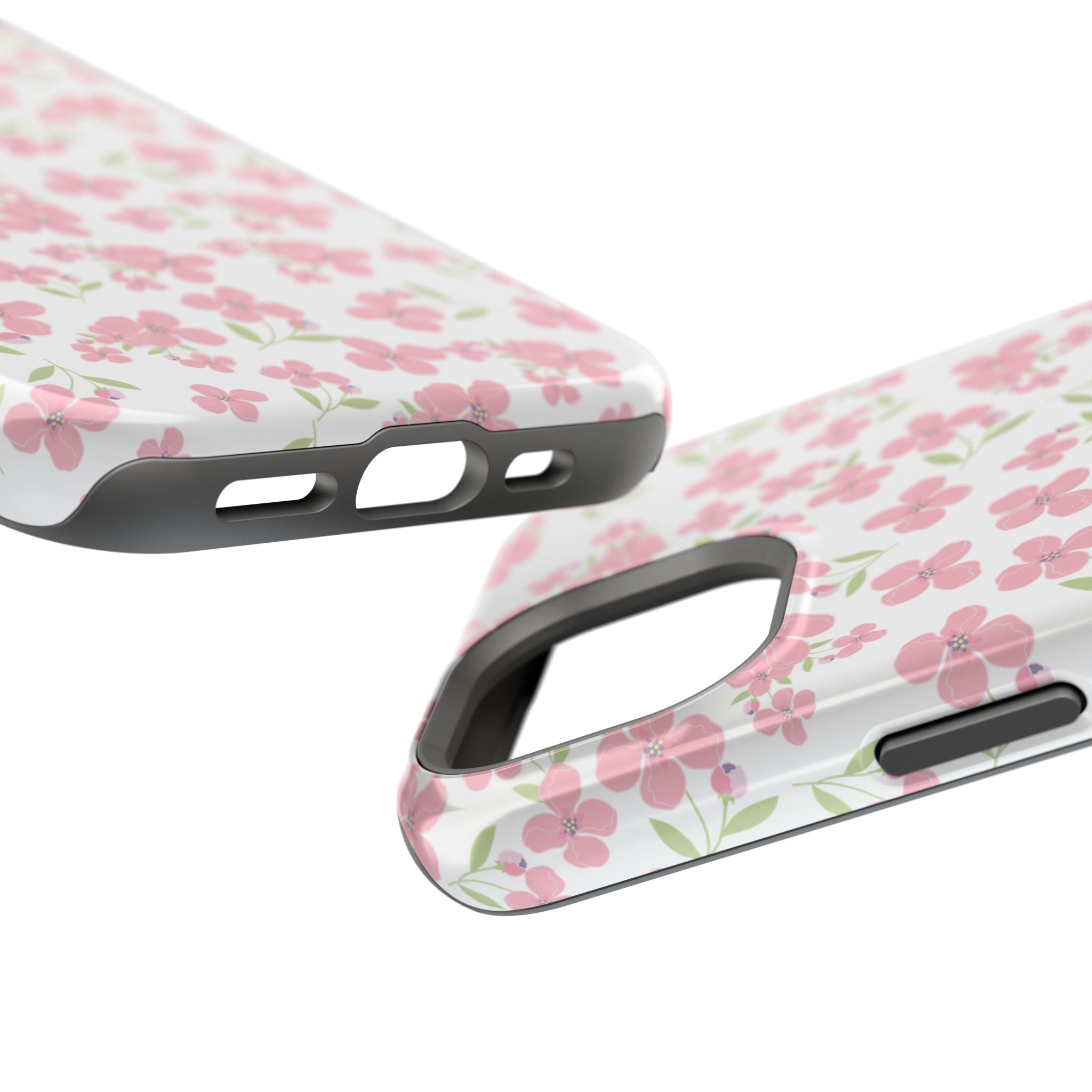 Customizable: Floral Impact-Resistant Phone Case